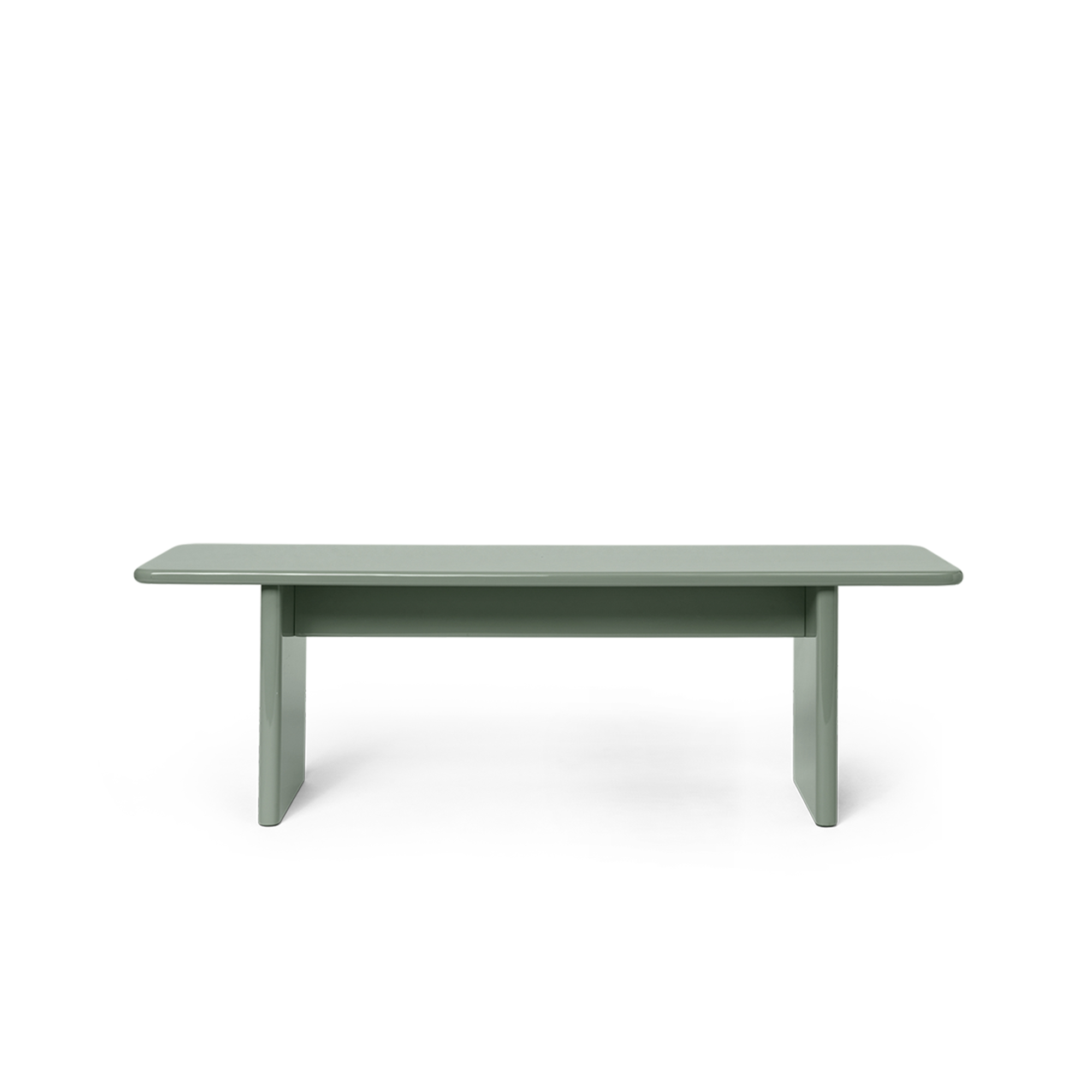 Ferm Living - Rink Bench 140 - Tea Green - Pallar - Grön - MDF/Trä | Möbler - Stolar Och Pallar - Pallar | Möbelexperten