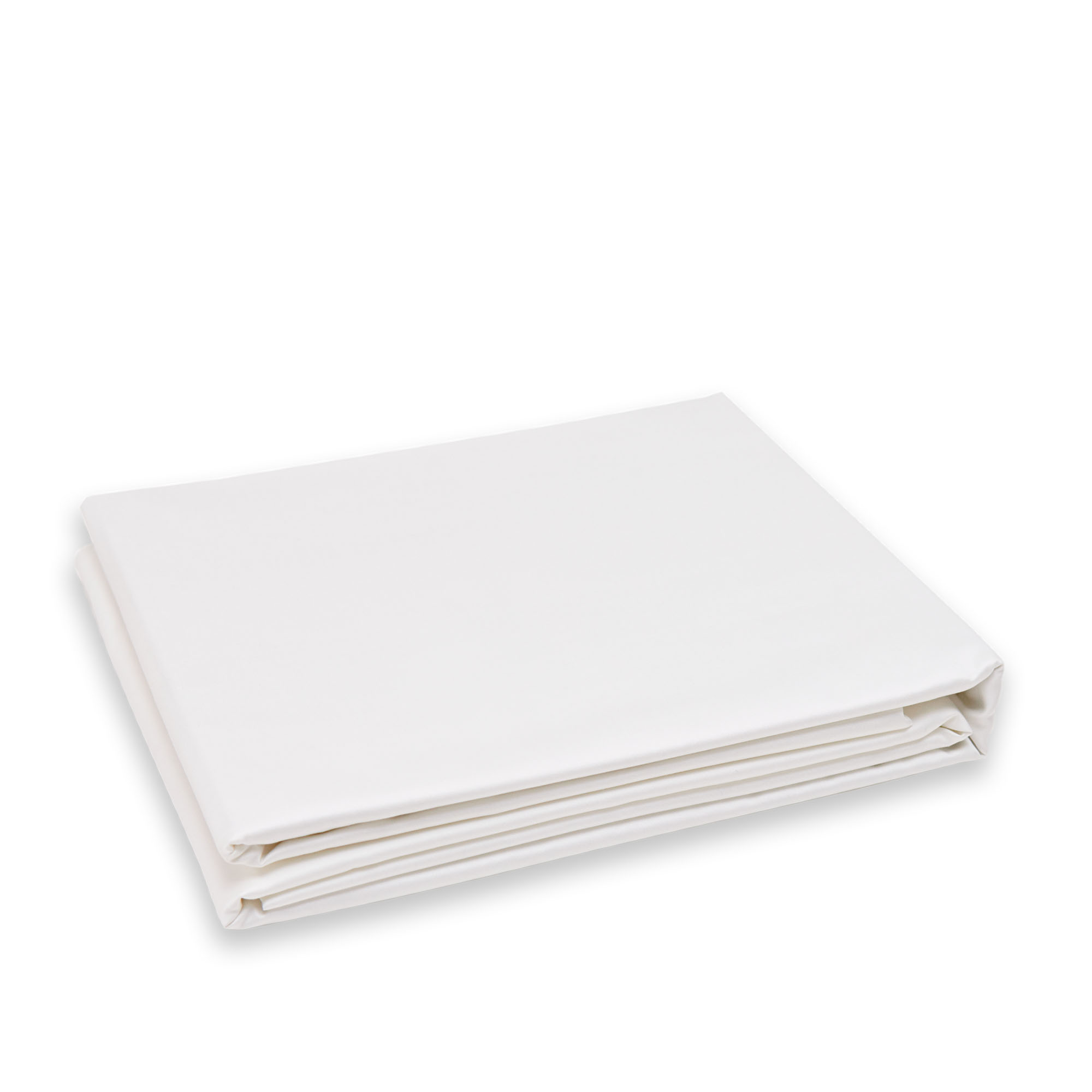 Ogland - Shade kuvertsydd underlaken satin crisp white 90x200 cm - Laken - Hvit - Bomull