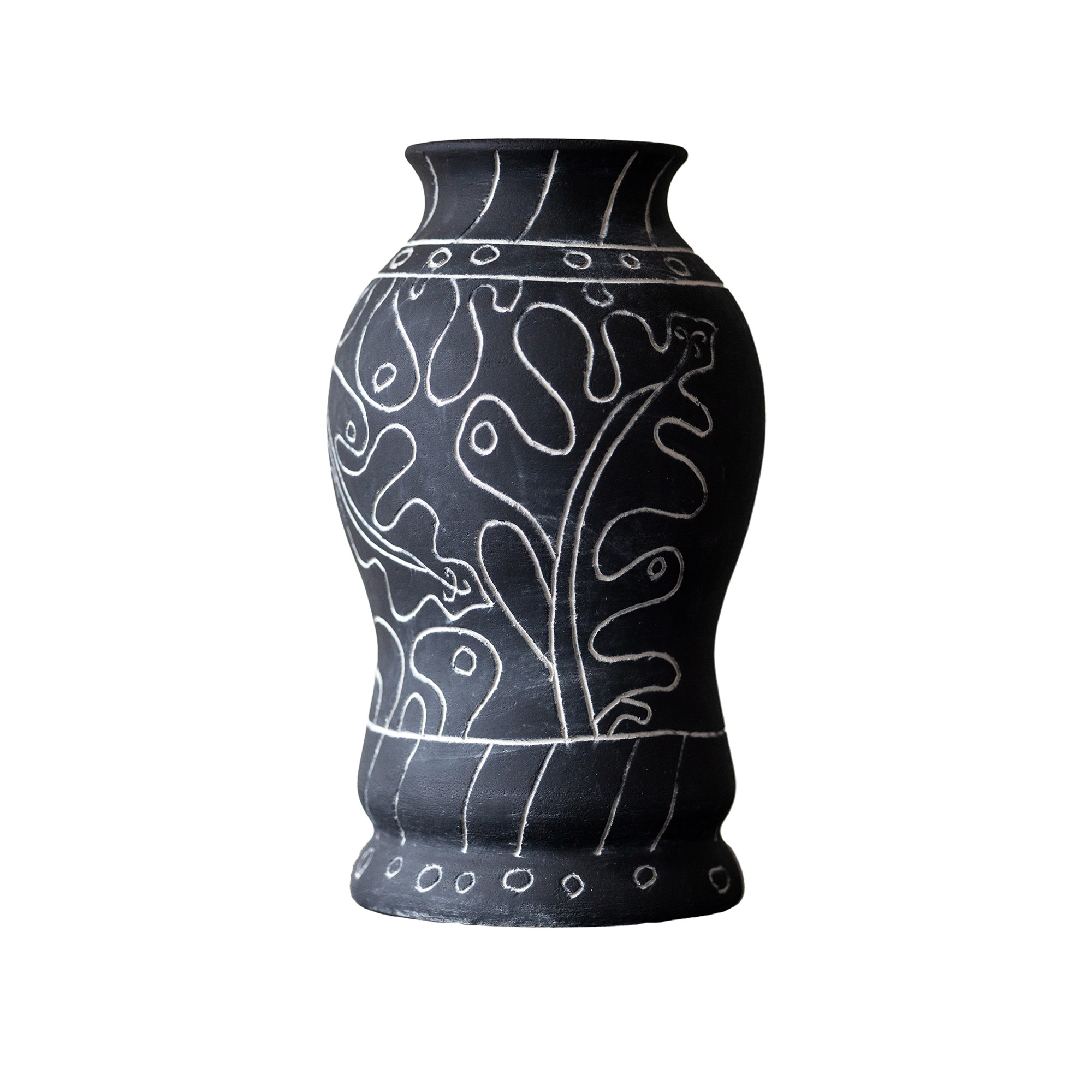 Dusty Deco - Frida hög vas svart - Vaser - Edin & Lina Kjellvertz - Svart