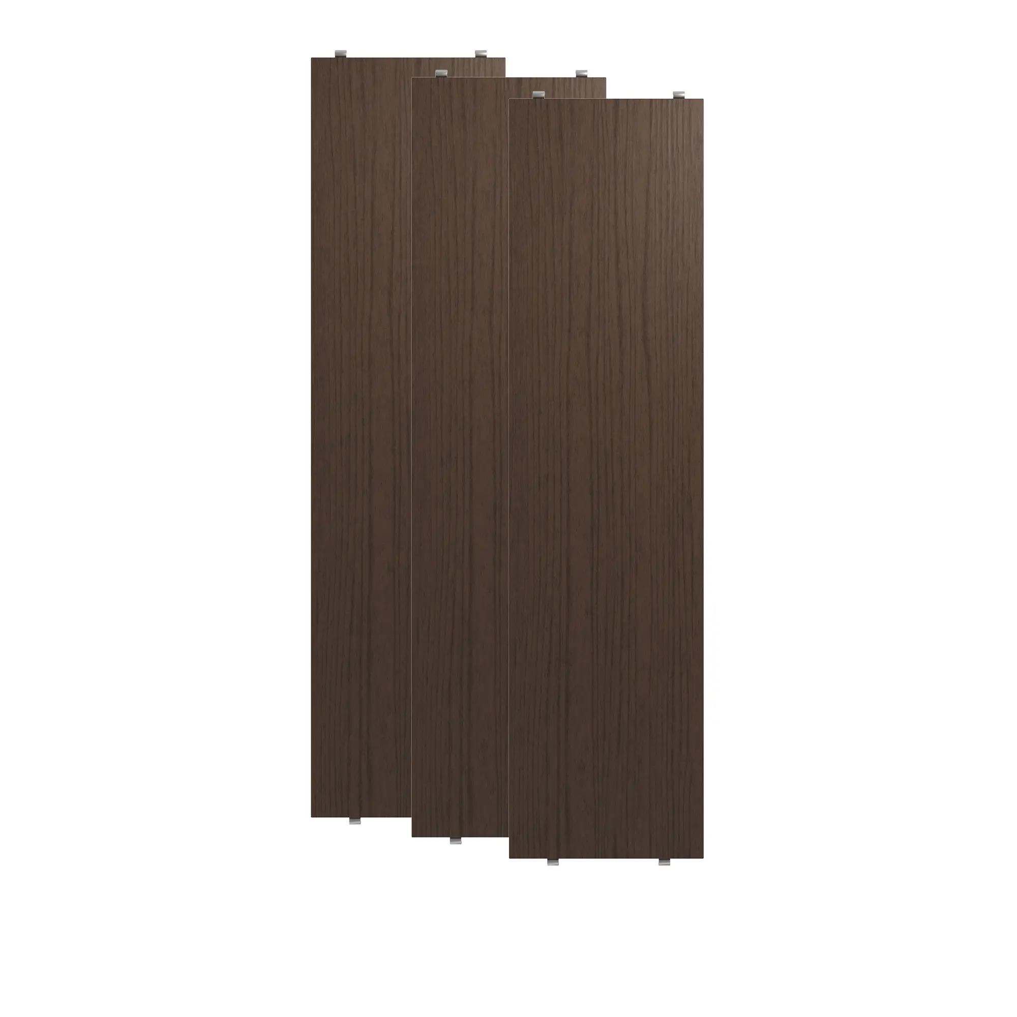 Hyllplan 78 x 20 cm 3-pack mörk ek