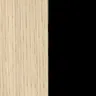 Oak/Black Brass