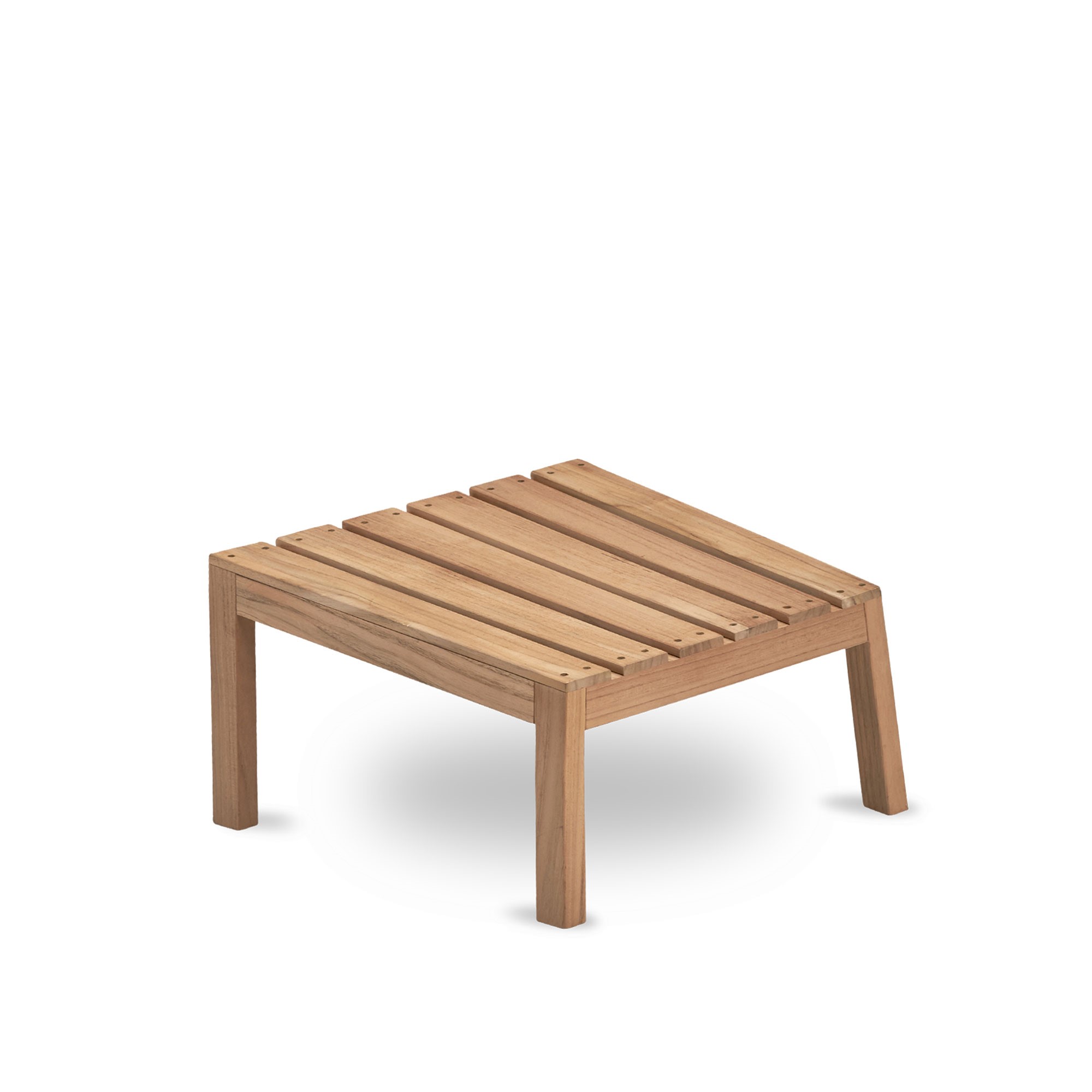 Fritz Hansen - Between Lines Deck Stool - Utomhuspallar och puffar - Stine Weigelt - Brun | Utemöbler - Utestolar - Utomhuspallar Och Puffar | Möbelexperten