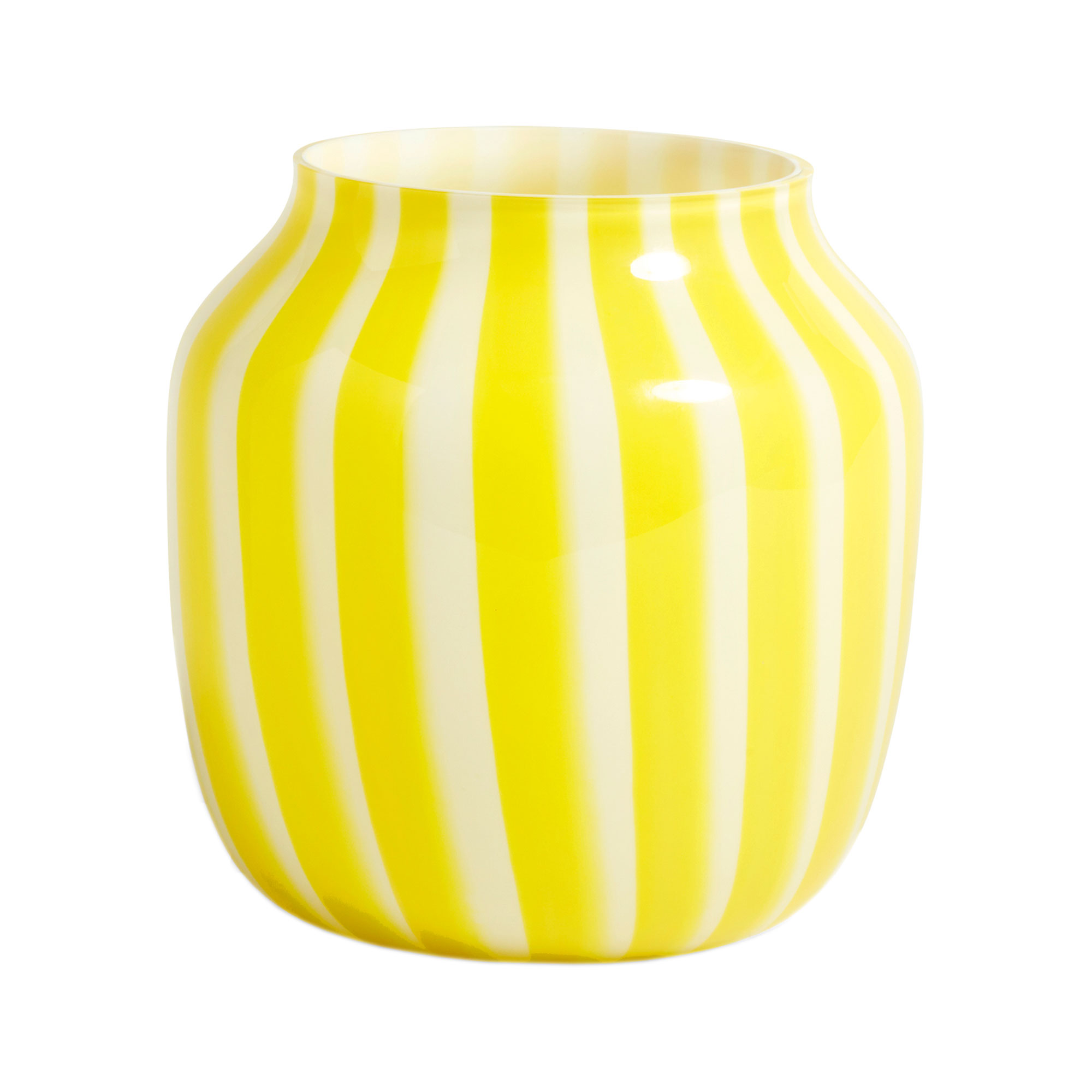 HAY - Juice Vase Wide Yellow - Krukor & vaser - Kristine Five Melvær - Gul