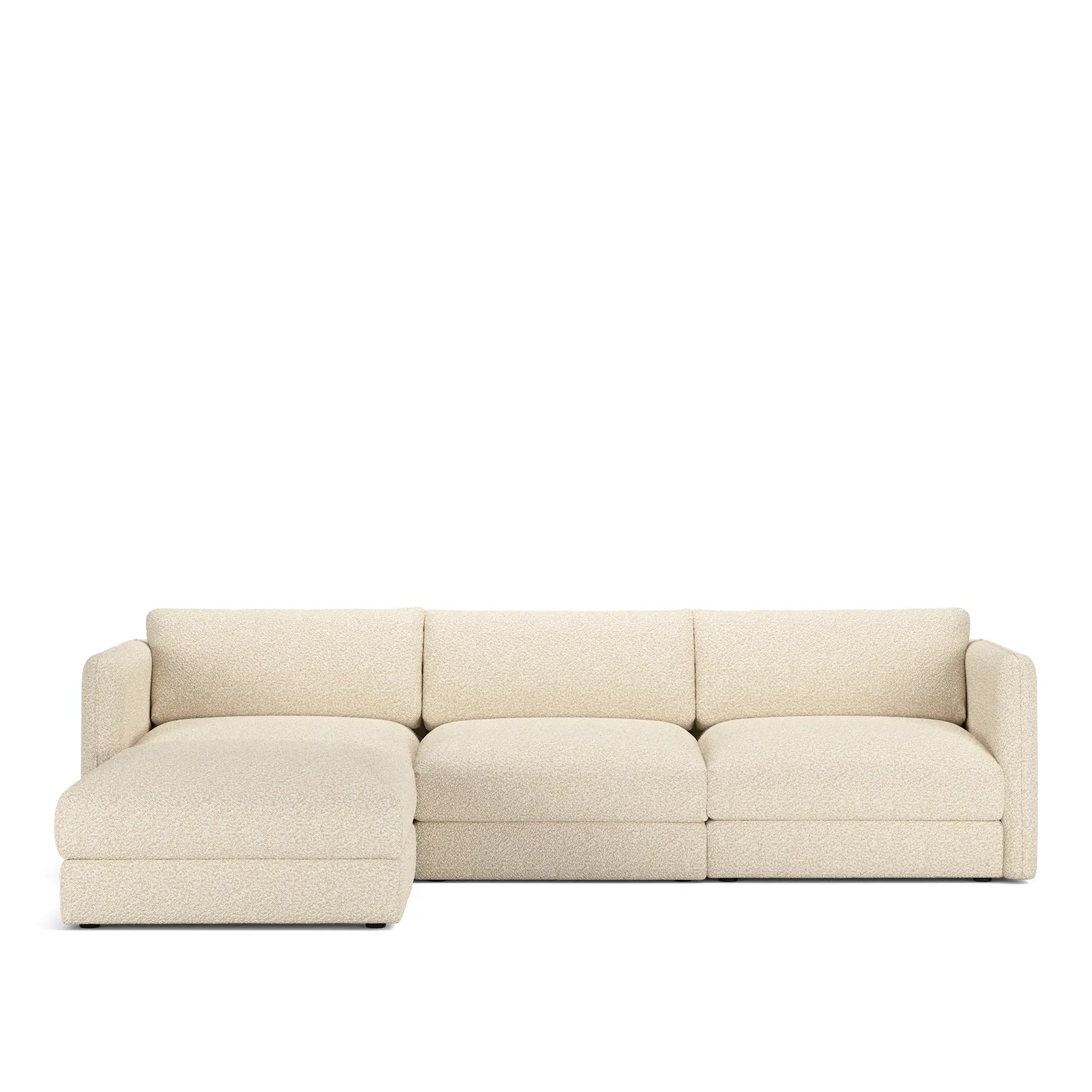 Pavarotti 03 3-seters sofa med fotskammel
