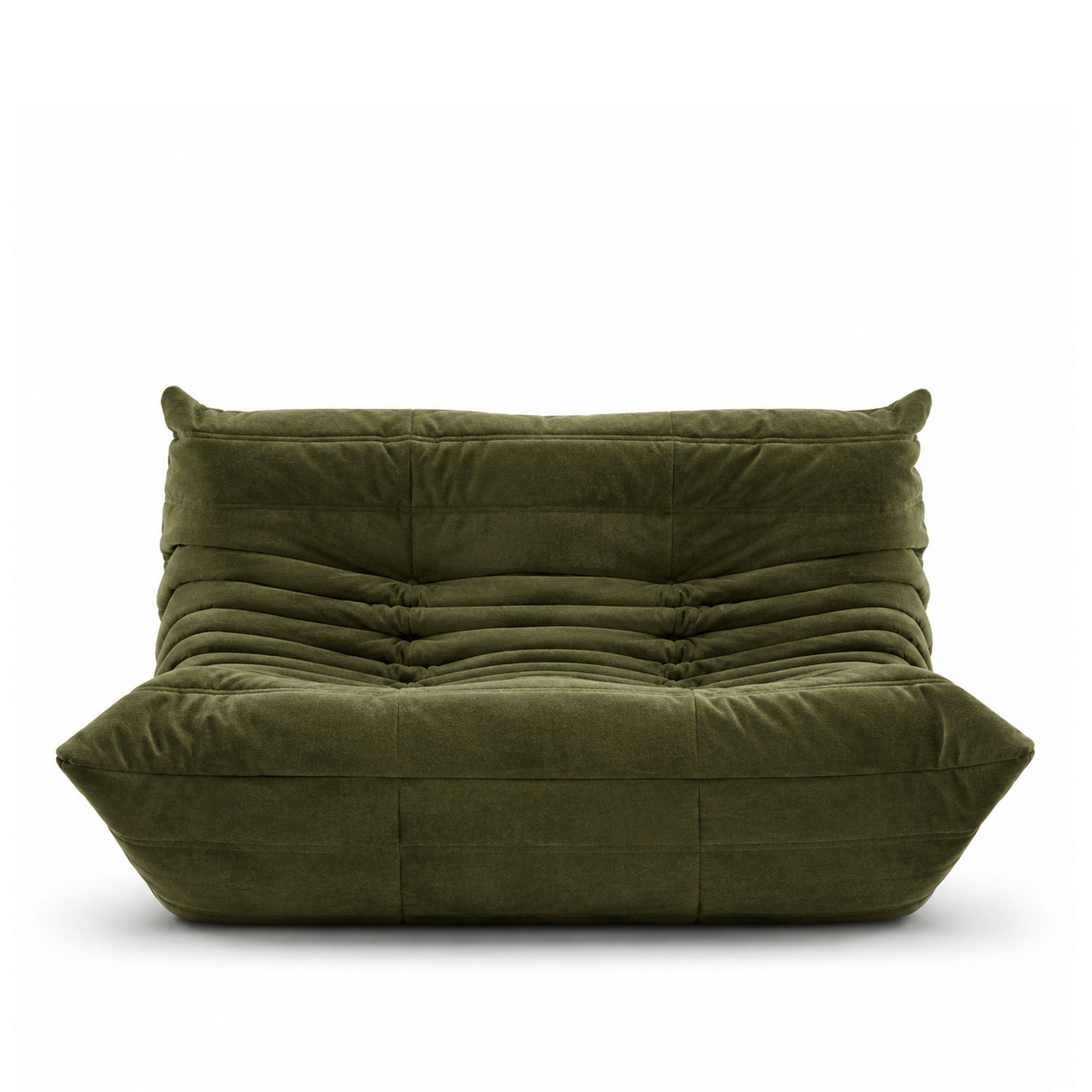 Ligne Roset - Togo Small Settee, Fabric Cat. S Alcantara Kiwi 4566 - Soffor - Michel Ducaroy - Textilmaterial/Skum