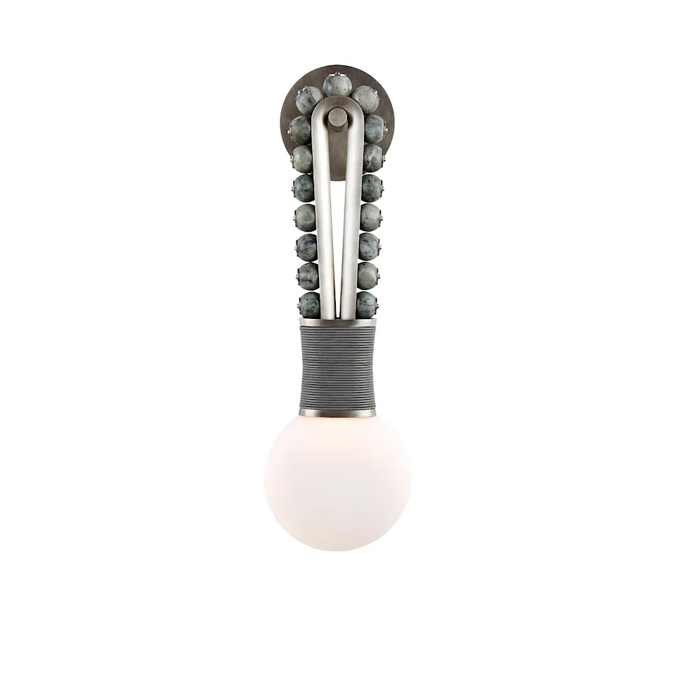 Talisman : Loop Sconce - Tarnished Silver