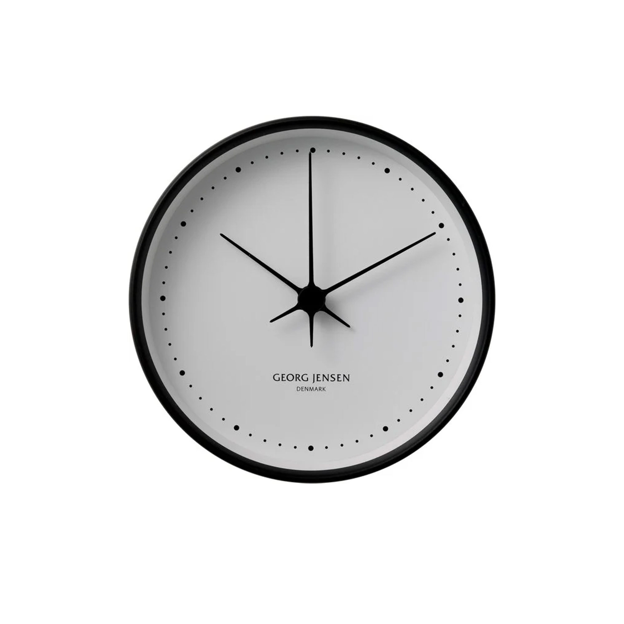 Bilde av Koppel veggur sort-hvitt Diameter 22 cm