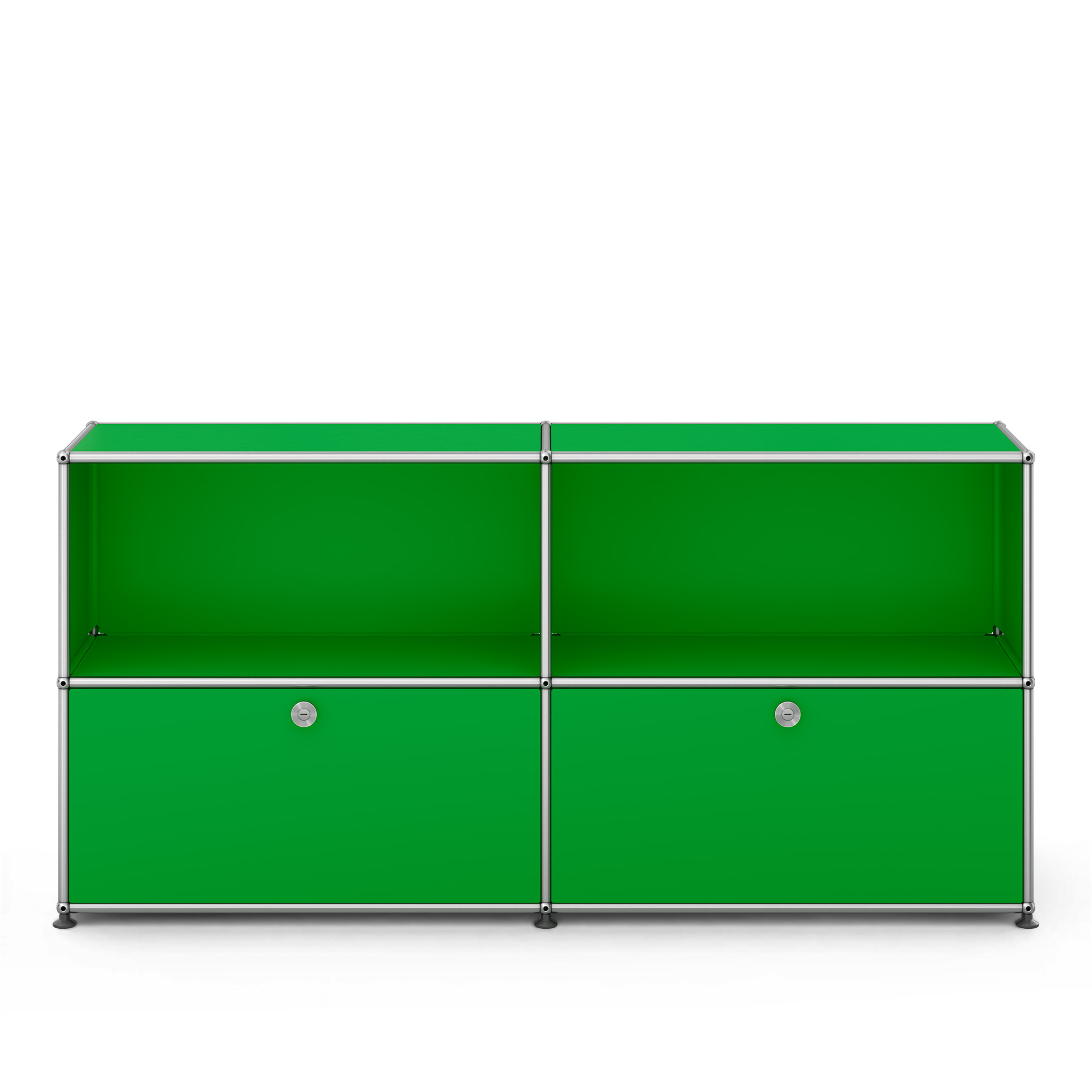 USM - USM Haller Sideboard C2 USM Green - Skänkar och sideboards - Fritz Haller & Paul Schärer - Grön | Möbler - Förvaring Och Hyllor - Skänkar Och Sideboards | Möbelexperten