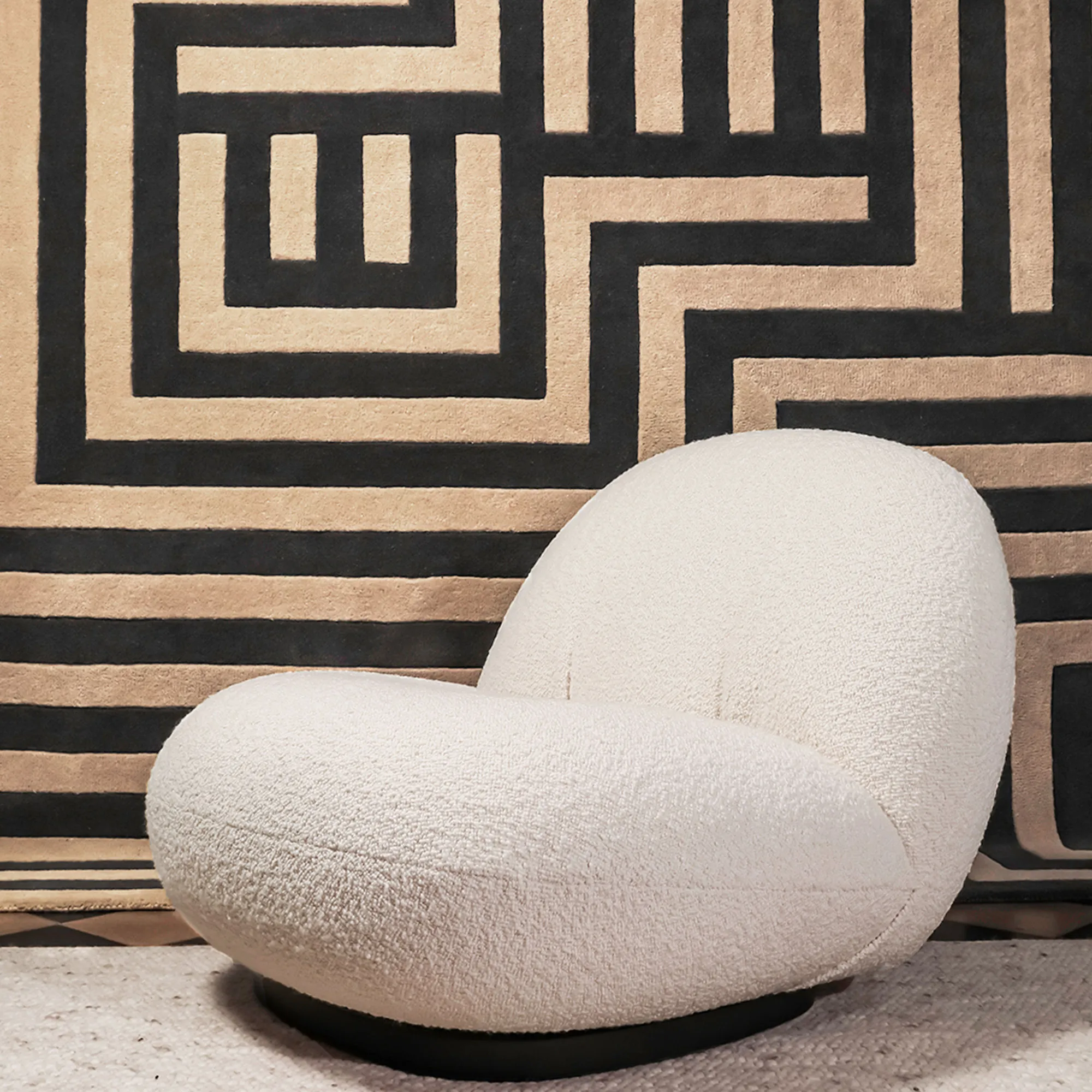 Pacha fåtölj Soft Black