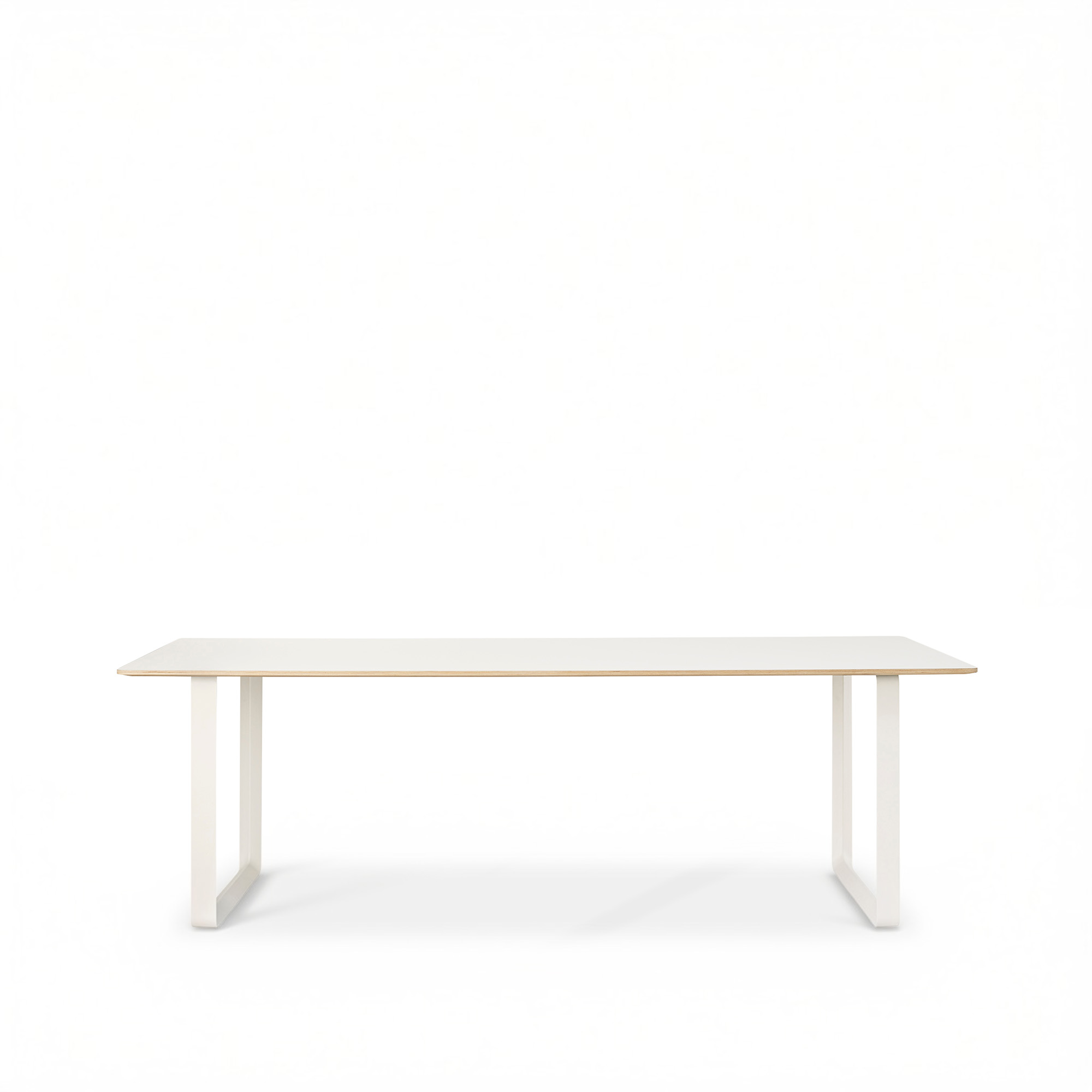 Muuto - 70/70 Table matbord 170x85 cm, Vit laminat/Vit - Matbord - TAF Studio - Vit - Metall/Trä