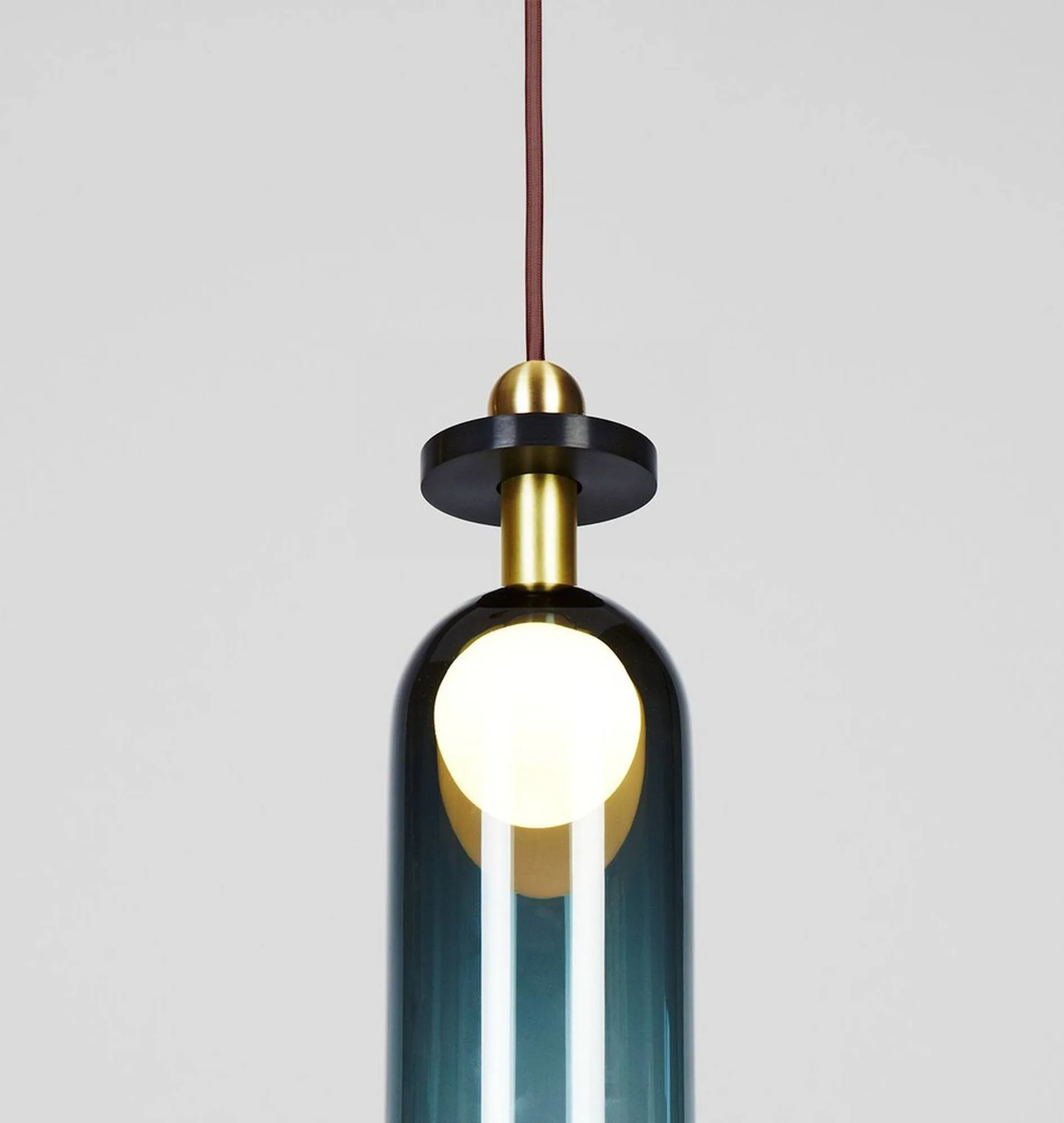 Shape Up Pendant Cylinder Midnight blue