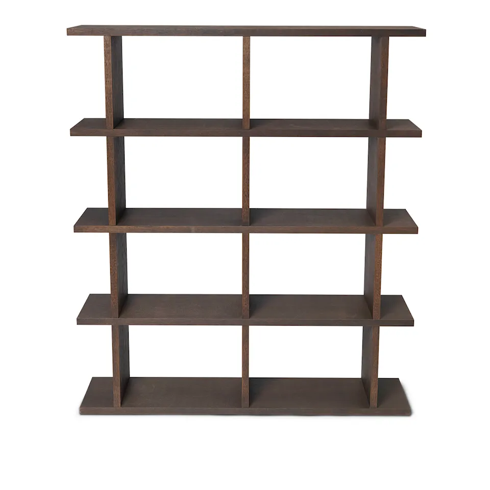 Kona bokhylla 2 x 4 hyllplan