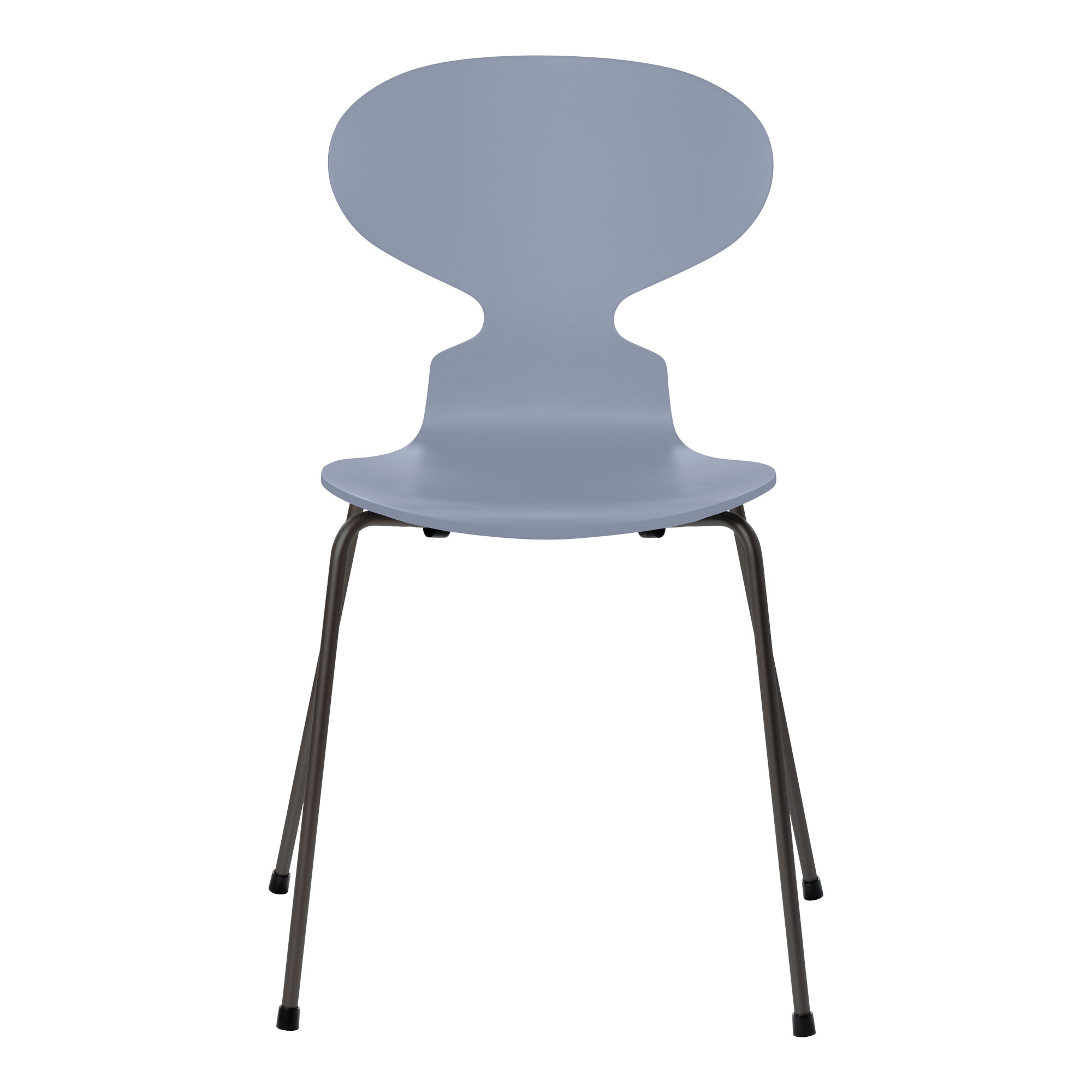 Fritz Hansen - Myran 3101 Lavender Blue Lackad/Warm Graphite - Matstolar - Arne Jacobsen - Blå - Metall/Trä