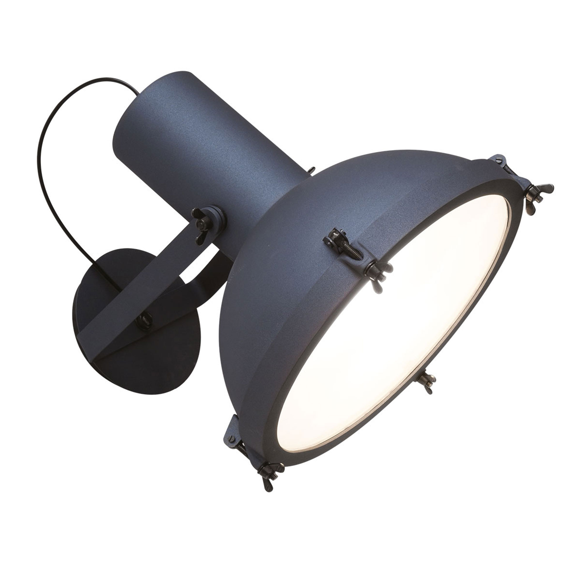 Nemo Lighting - Projecteur 365 Wall Ceiling Outdoor night blue - Vägglampor utomhus - Le Corbusier - Blå - Metall | Belysning - Utomhusbelysning - Vägglampor Utomhus | Möbelexperten
