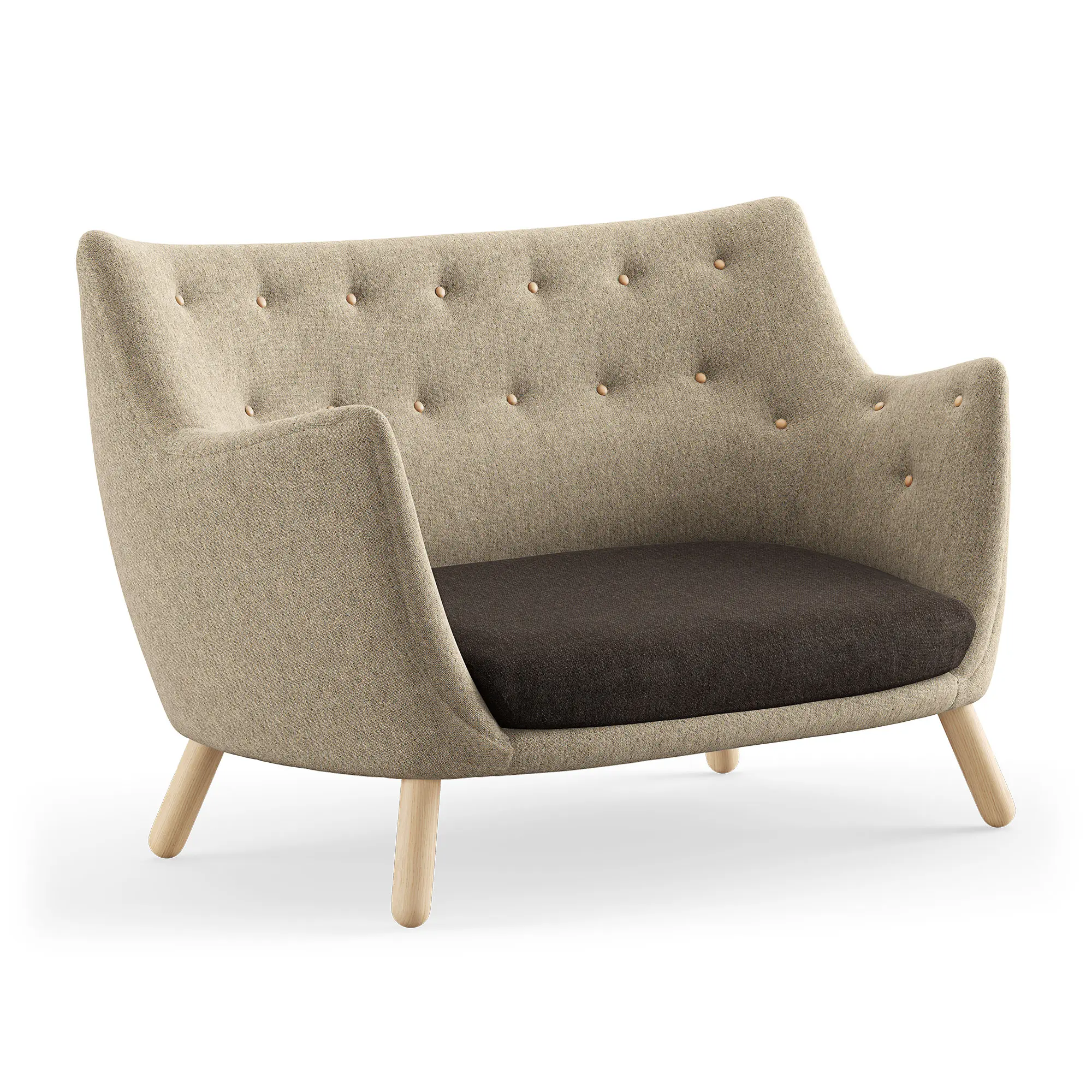 Poet soffa Light oiled oak