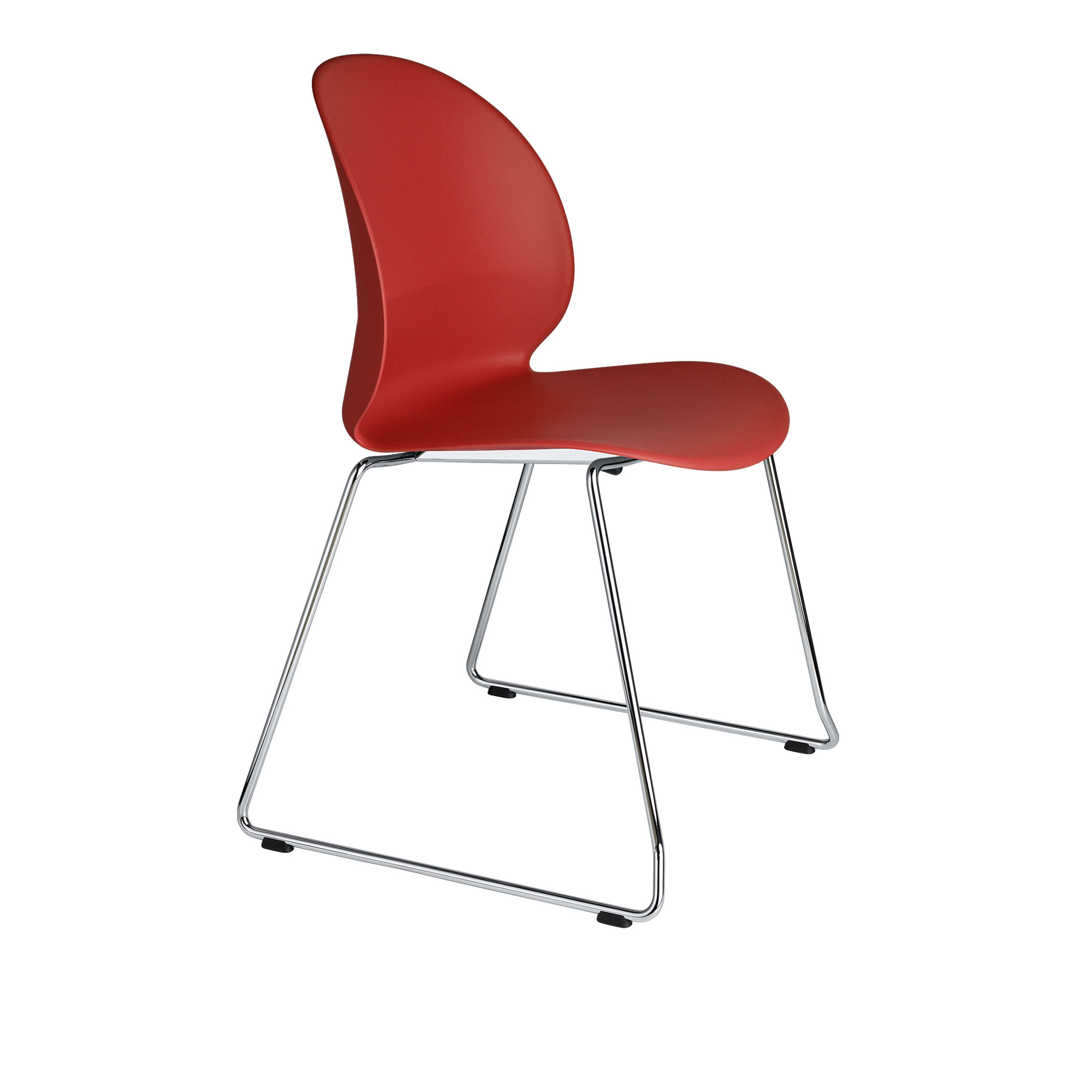 Fritz Hansen - N02-20 Recycle Dark Red - Matstolar - Nendo - Röd - Metall/Plast