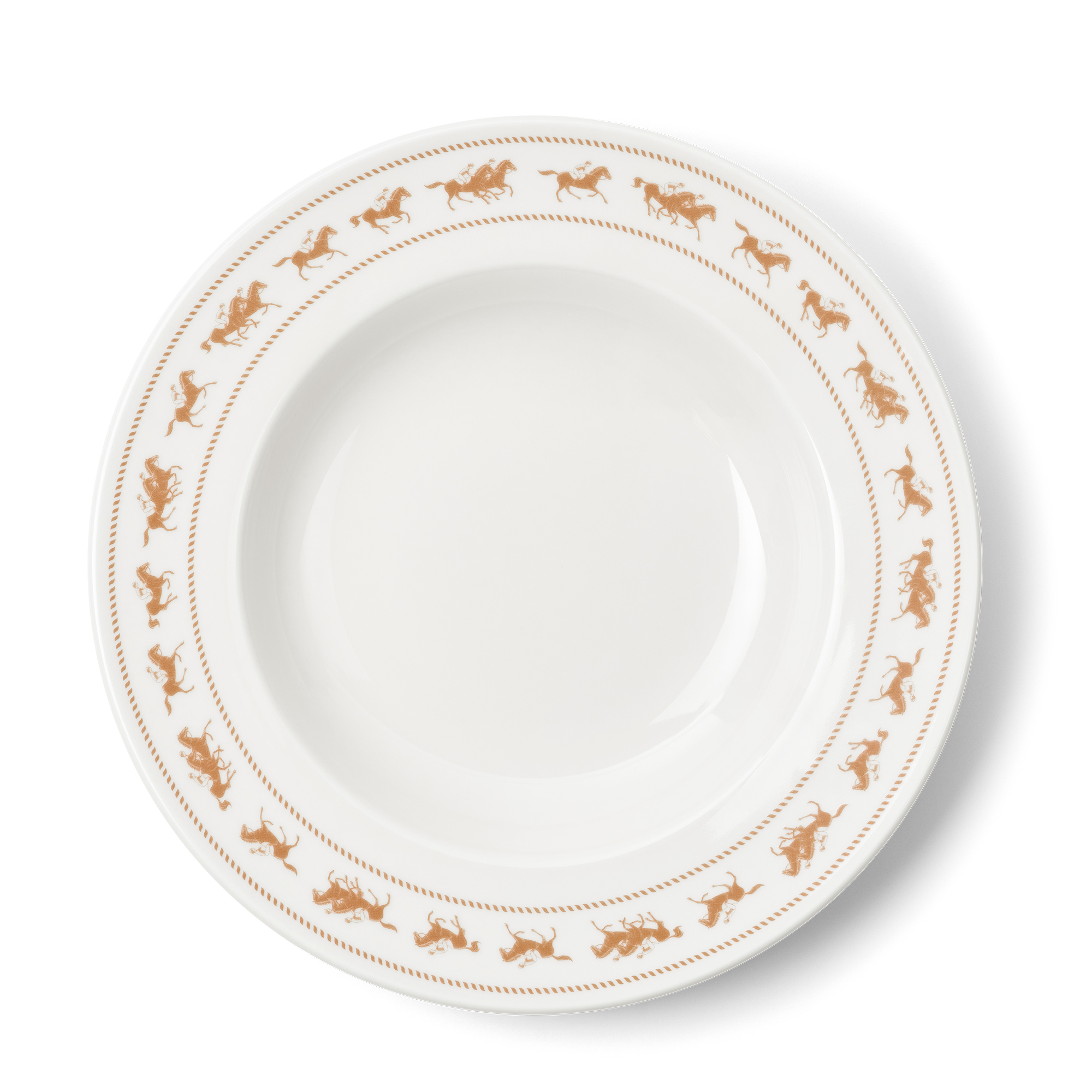 Service Projects - Saloon 230 Deep Plate - Set of 2 - Dype tallerkener - Hvit