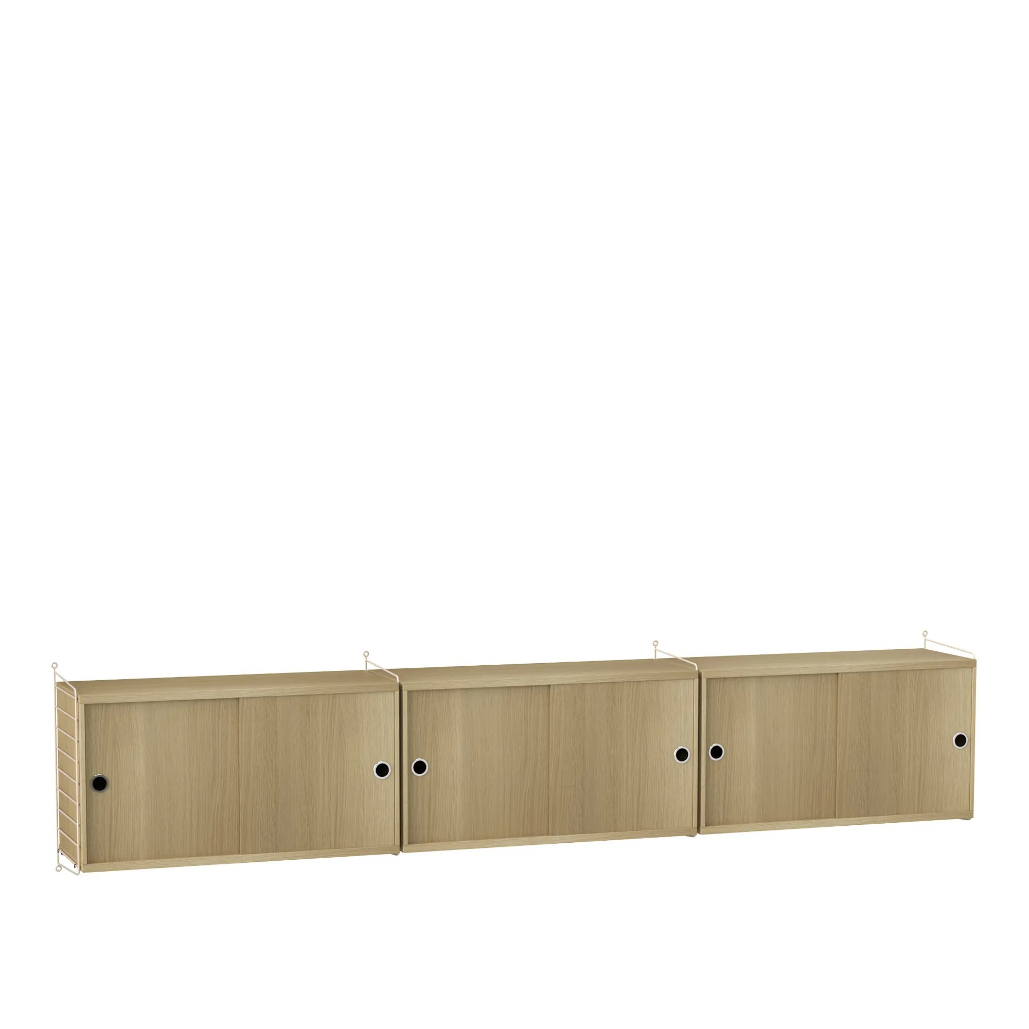 Stue hyllesystem D eik/beige
