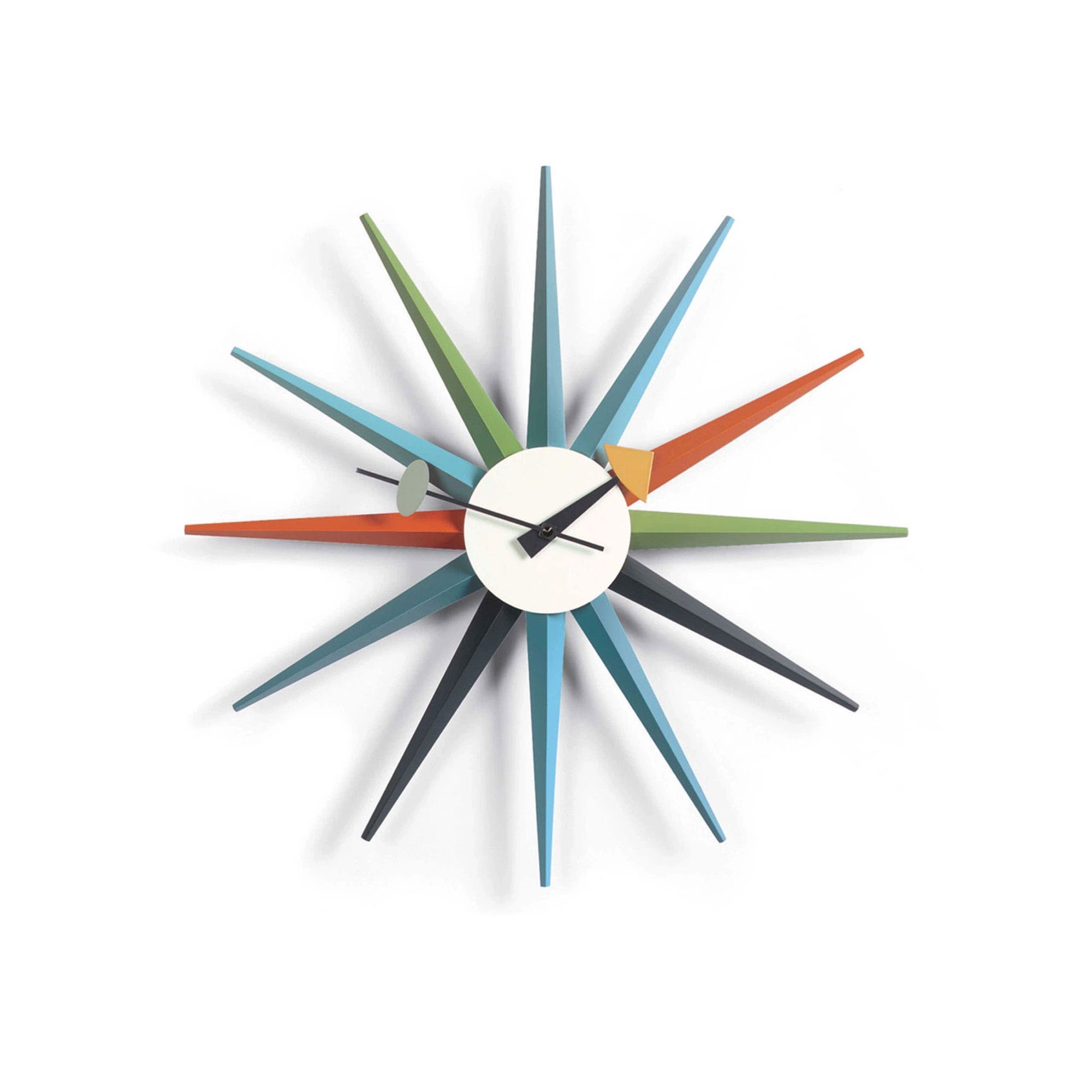 Vitra - Sunburst Clock Multi - Klockor - George Nelson - Flerfärgad