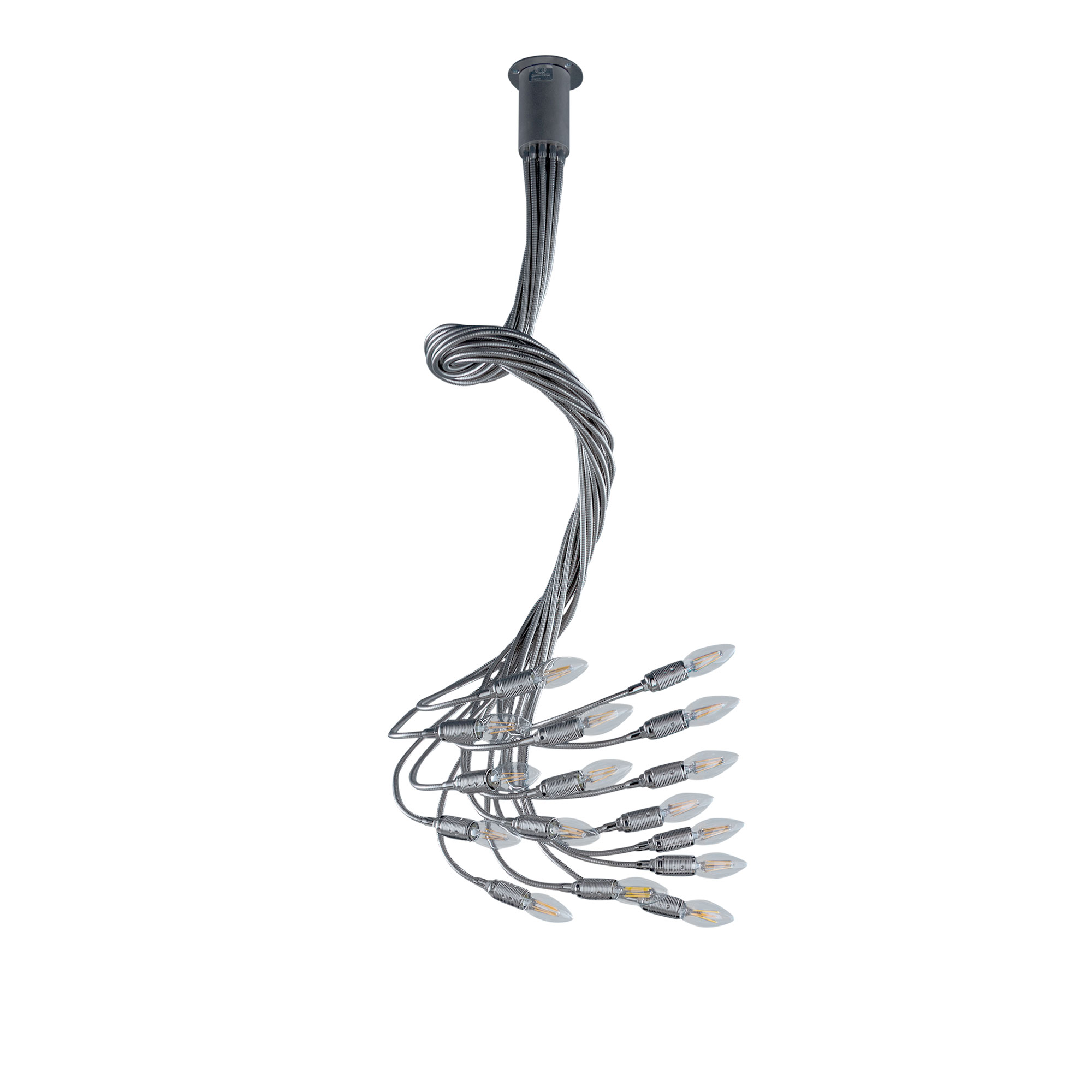 Catellani & Smith - Turciù - Taklampa 21, Nickel - Takkronor - Enzo Catellani - Silver