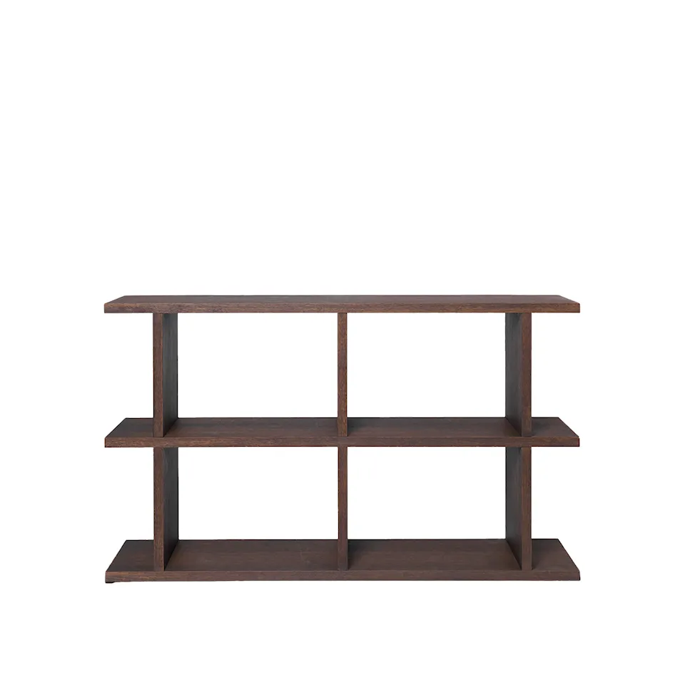 Kona bokhylla 2 x 2 hyllplan