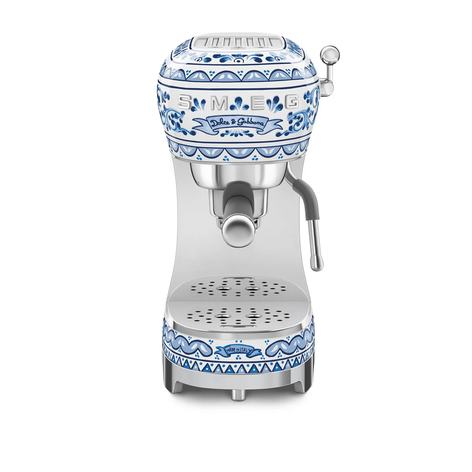 Dolce & Gabbana Espresso Manual Coffee Machine Blue