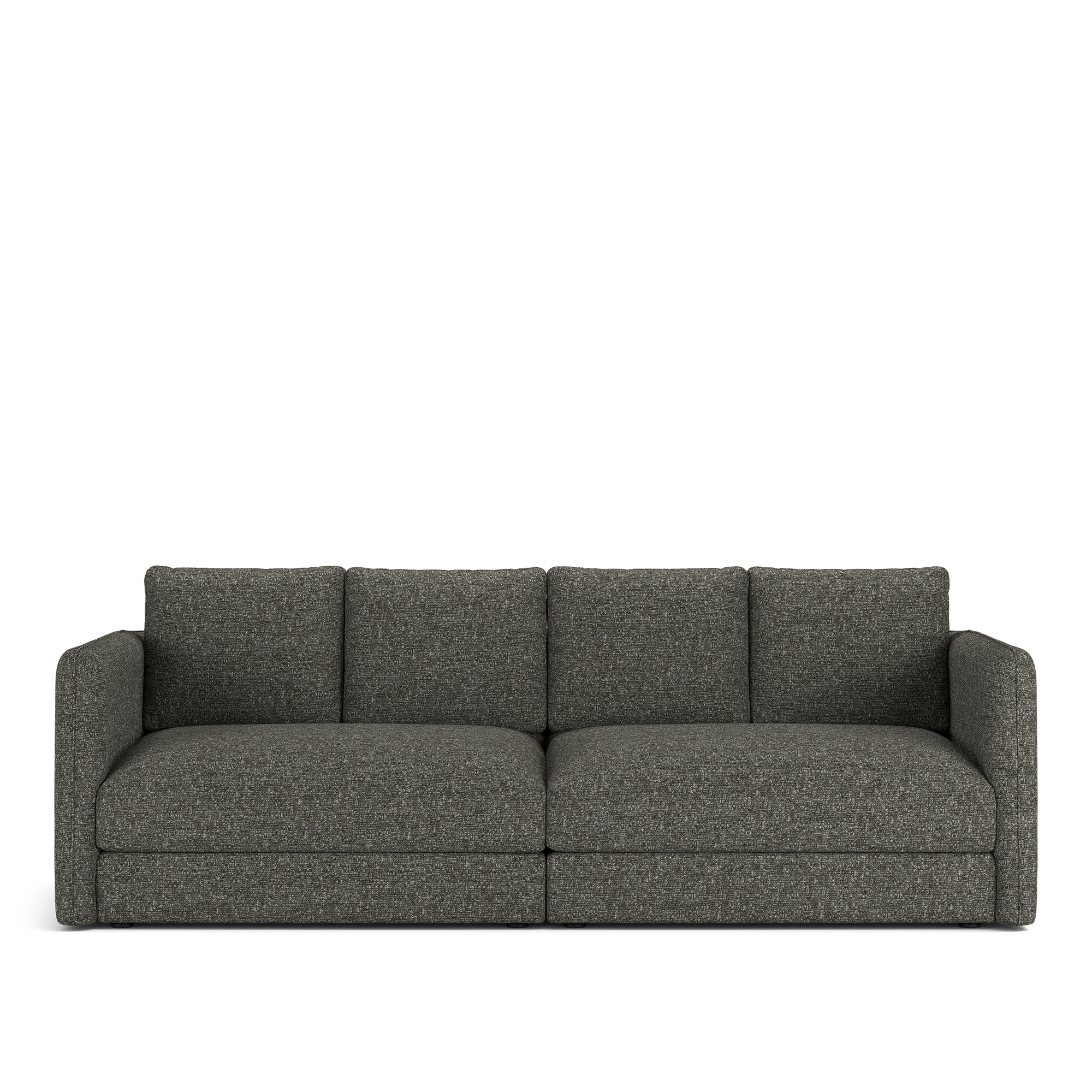 NOGA - Pavarotti 2.5-Seater, Removable Cover, Cushion Variant 02, Lucinasco 06 - Soffor - Svart