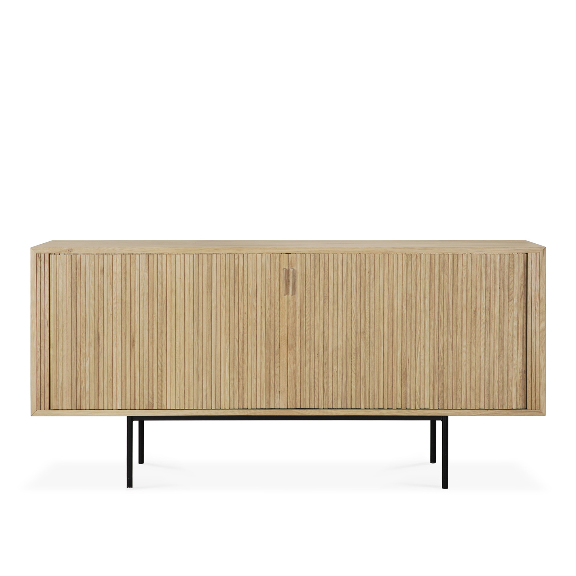 Ethnicraft - Roller Max Sideboard - Oak - 2 Doors 45 x 168 cm - Skänkar och sideboards - Alain Van Havre - Träfärgad - Trä | Möbler - Förvaring Och Hyllor - Skänkar Och Sideboards | Möbelexperten