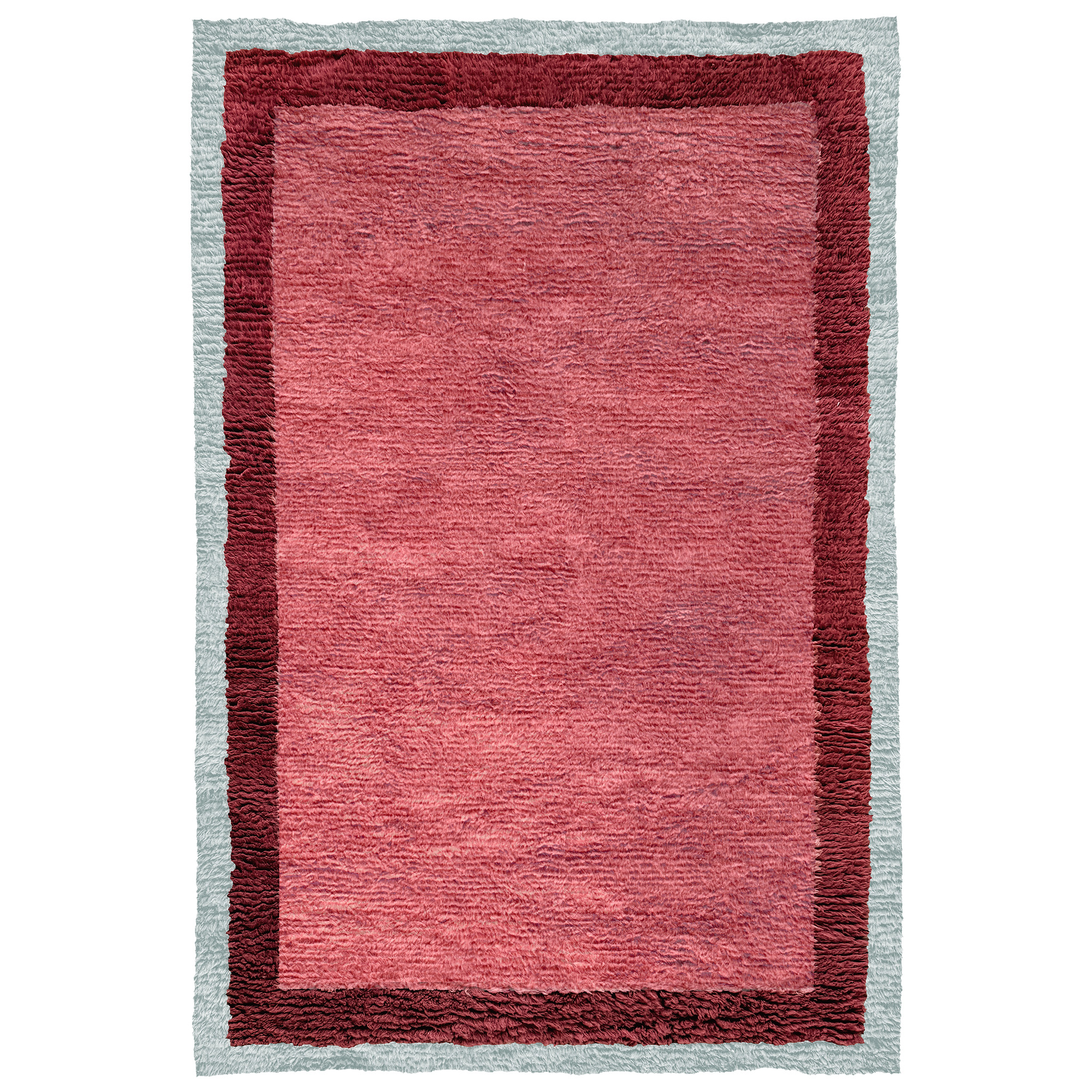 Layered - Shaggy Edge Rose 180 x 270 - Ullmattor