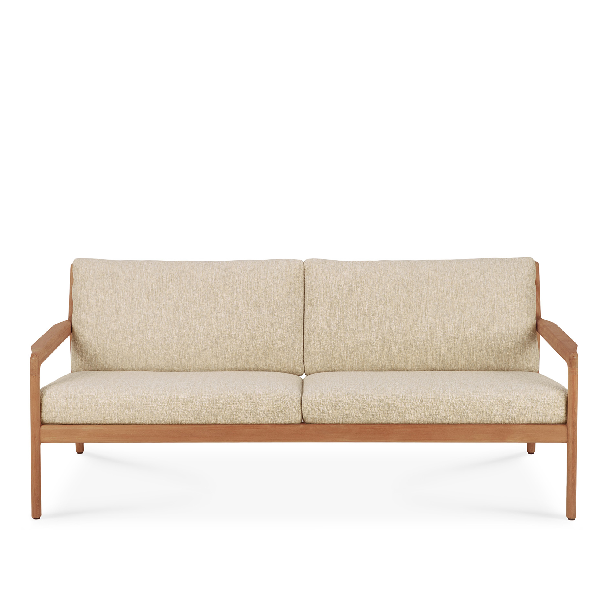 Ethnicraft - Jack Outdoor Sofa - Teak/Natural - 2 Seater - Soffor utomhus - Tr&auml;/Skum/Plast