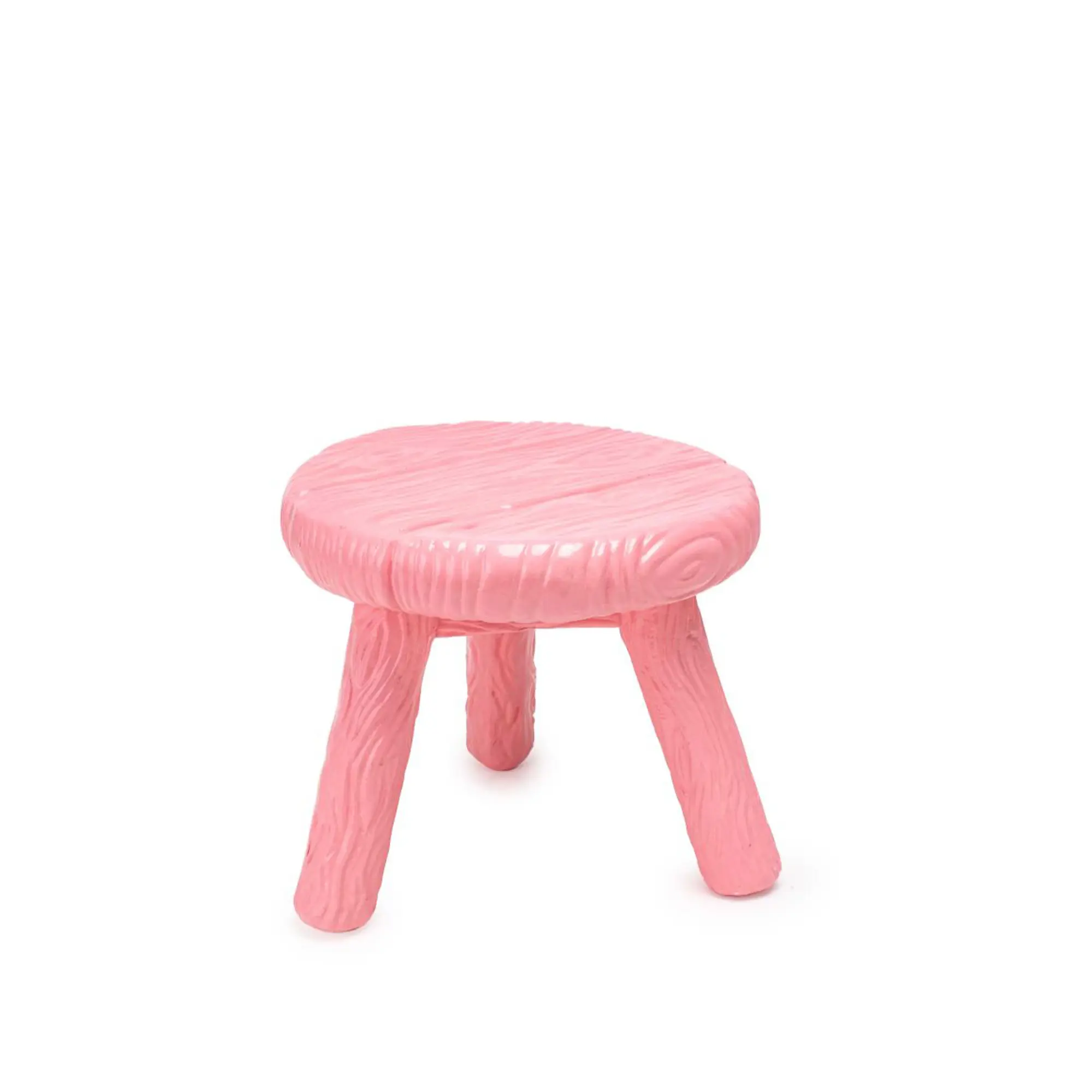 Milk Fibreglass Stool