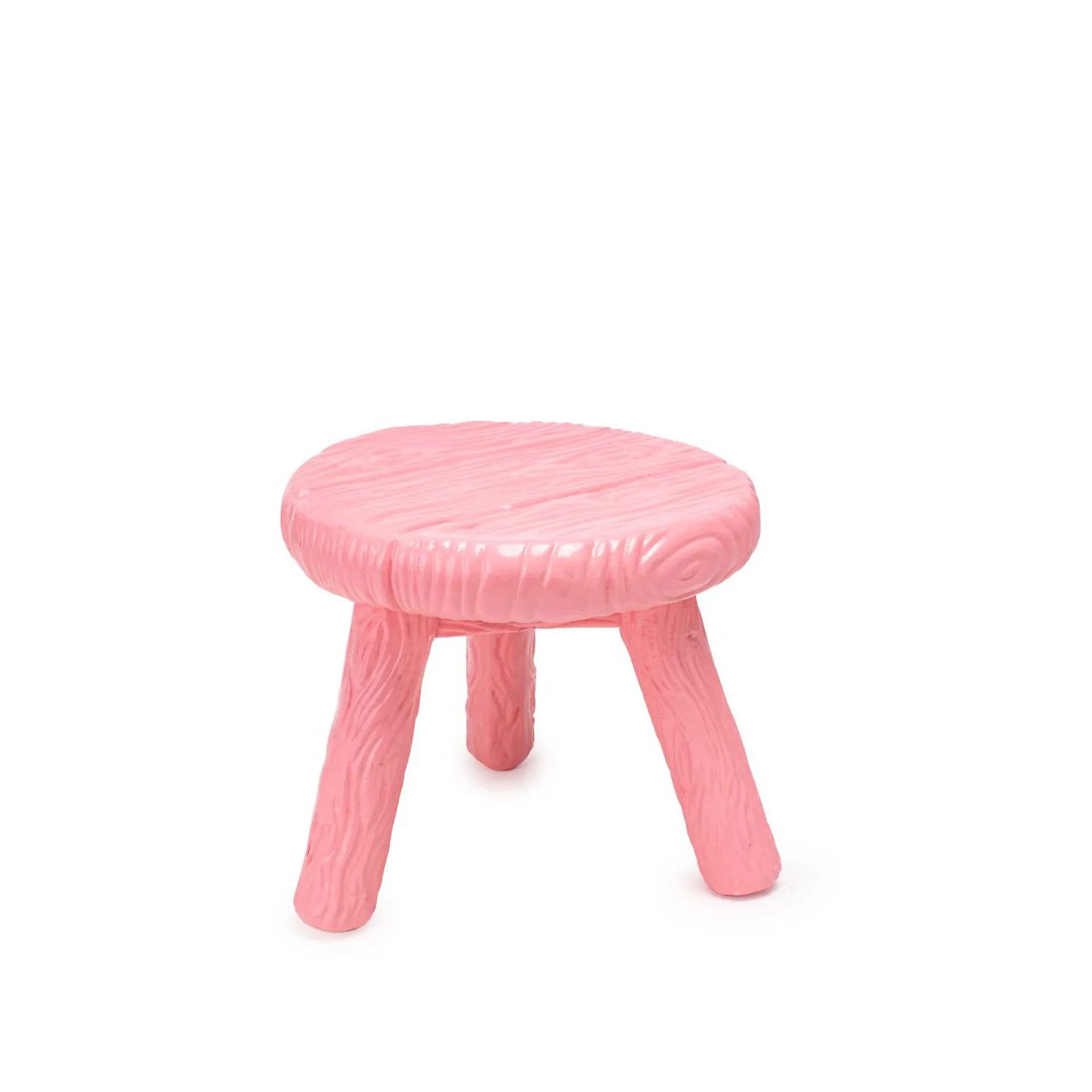 Milk Fibreglass Stool