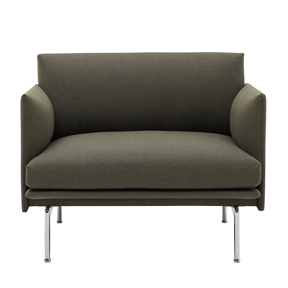 Outline Chair / Polished Aluminium Base