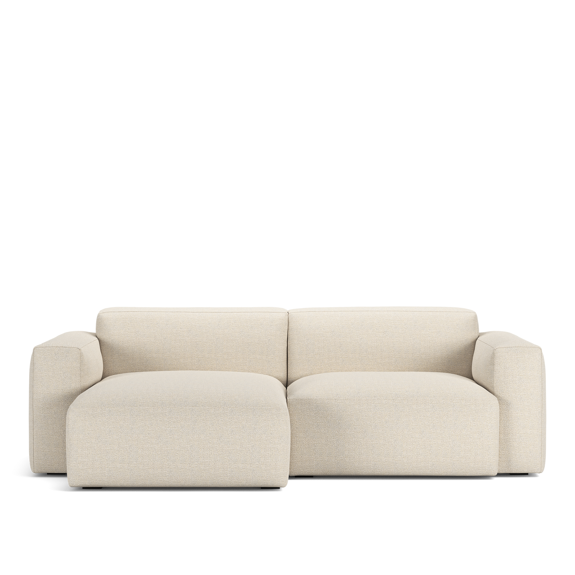NOGA - Brick 2-Seater Chaise Lounge Left Lario 38 Fixed Upholstery - Soffor