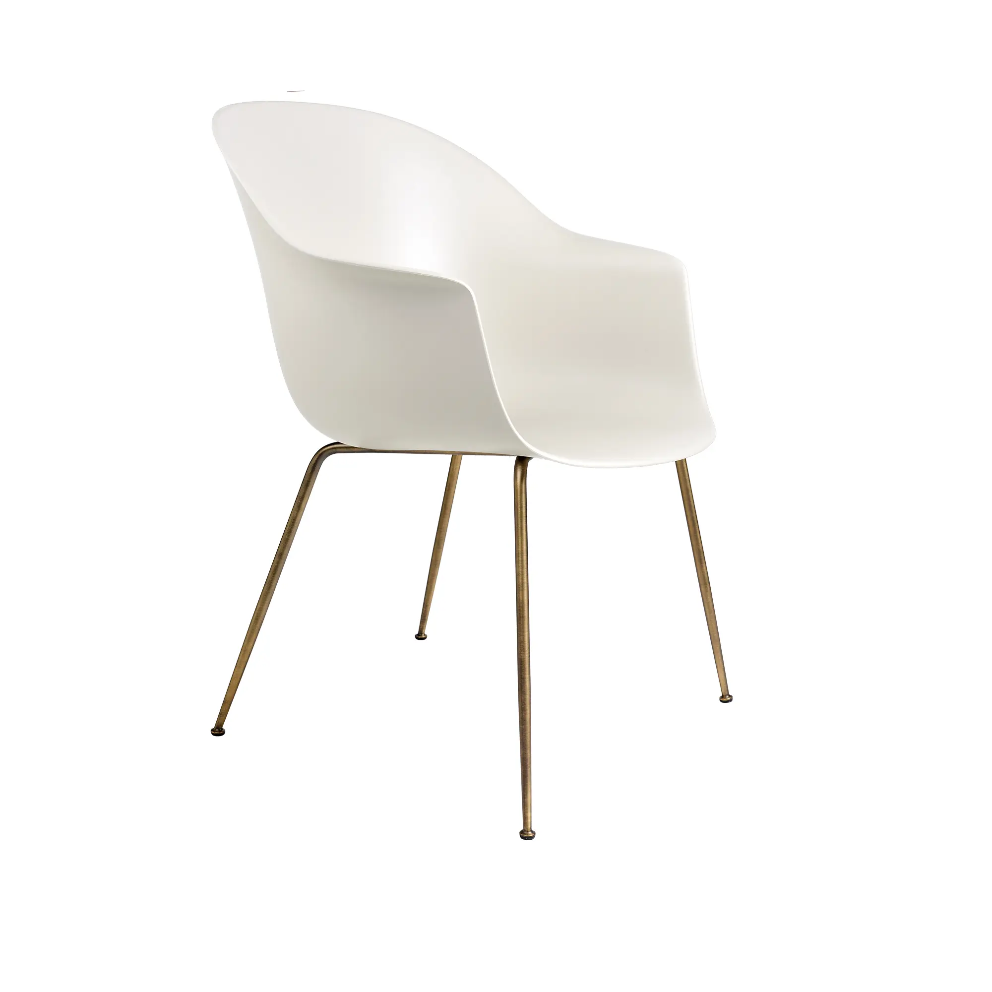 Bat matstol Alabaster White