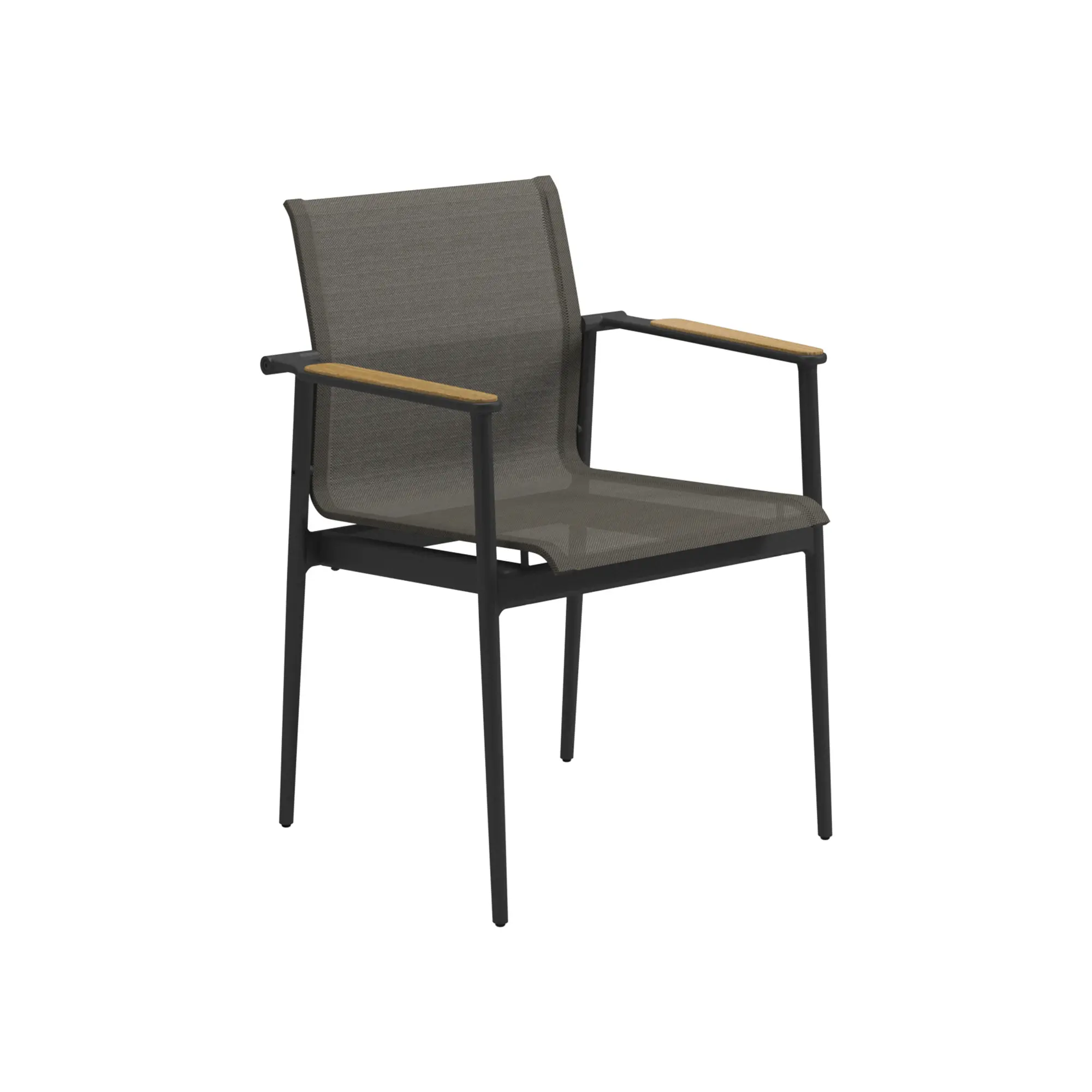180 Stacking Chair with Teak Arms