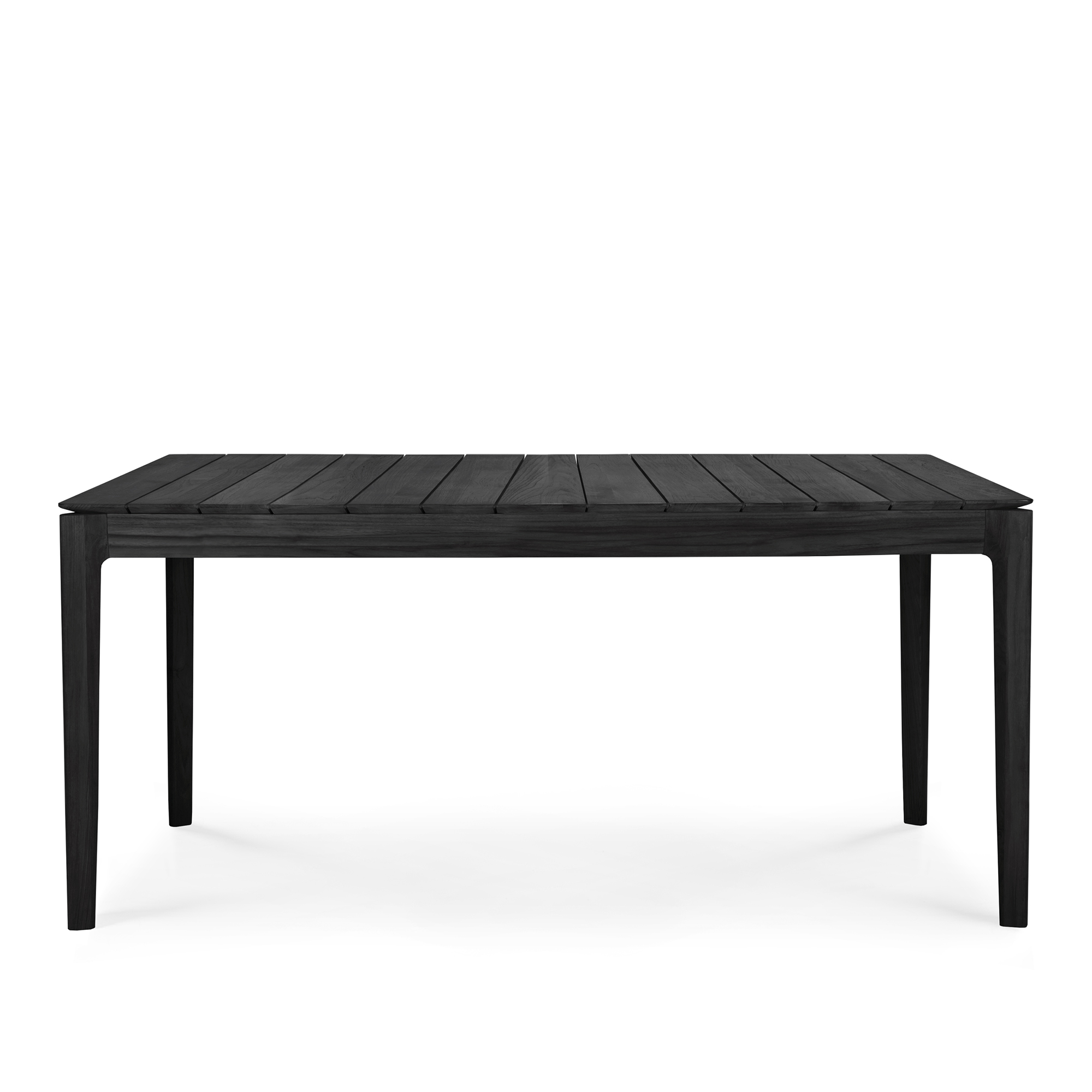 Ethnicraft - Bok Outdoor Dining Table 162x80 - Teak Black - Matbord utomhus - Svart - Trä | Utemöbler - Utebord - Matbord Utomhus | Möbelexperten