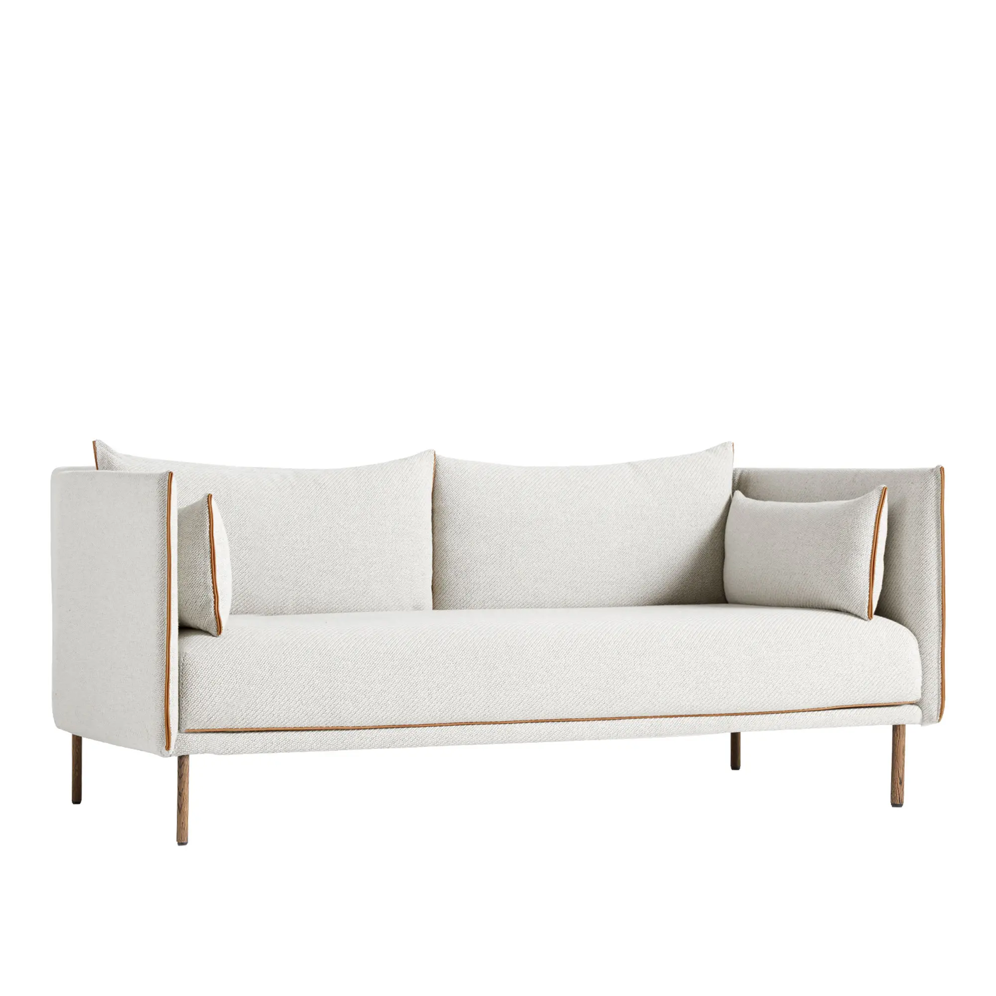 Silhouette 2-sitssoffa Cognac Piping/Oiled Oak
