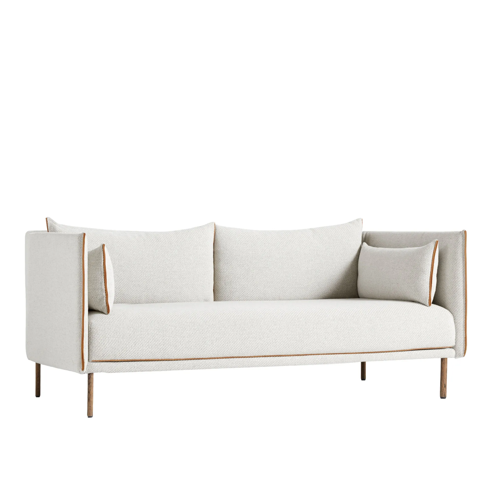 Silhouette 2-sitssoffa Cognac Piping/Oiled Oak