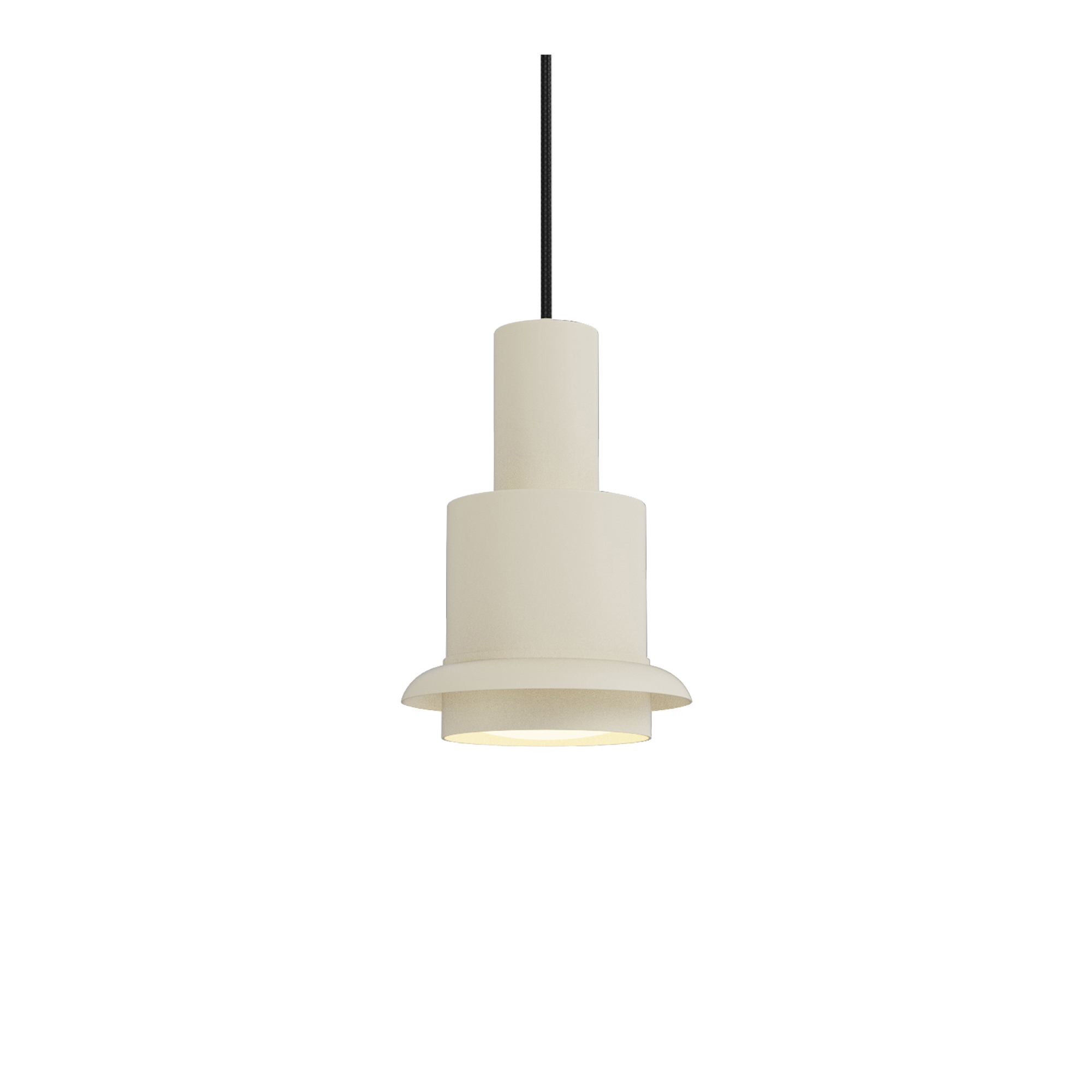 DCWéditions - Chaumont 150 Pendant lamp, Ø15 cm H22 cm – White - Pendellampor - Marc Held - Vit | Belysning - Taklampor - Pendellampor | Möbelexperten