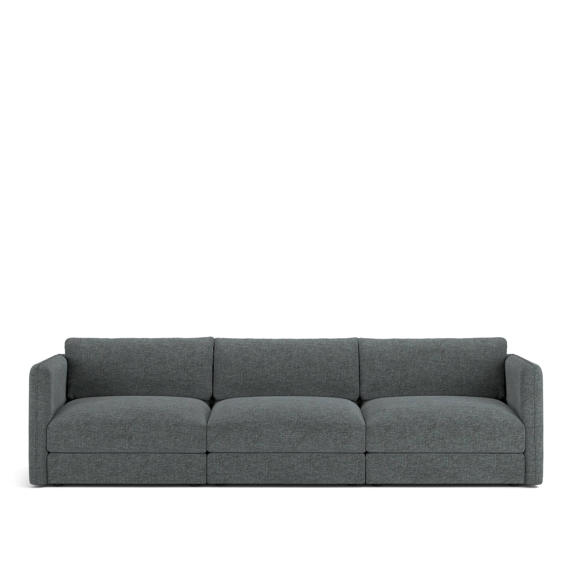 NOGA - Pavarotti 3-Seater, Fixed Cover, Cushion Variant 03, Sienna 03 - Soffor - Bl&aring;