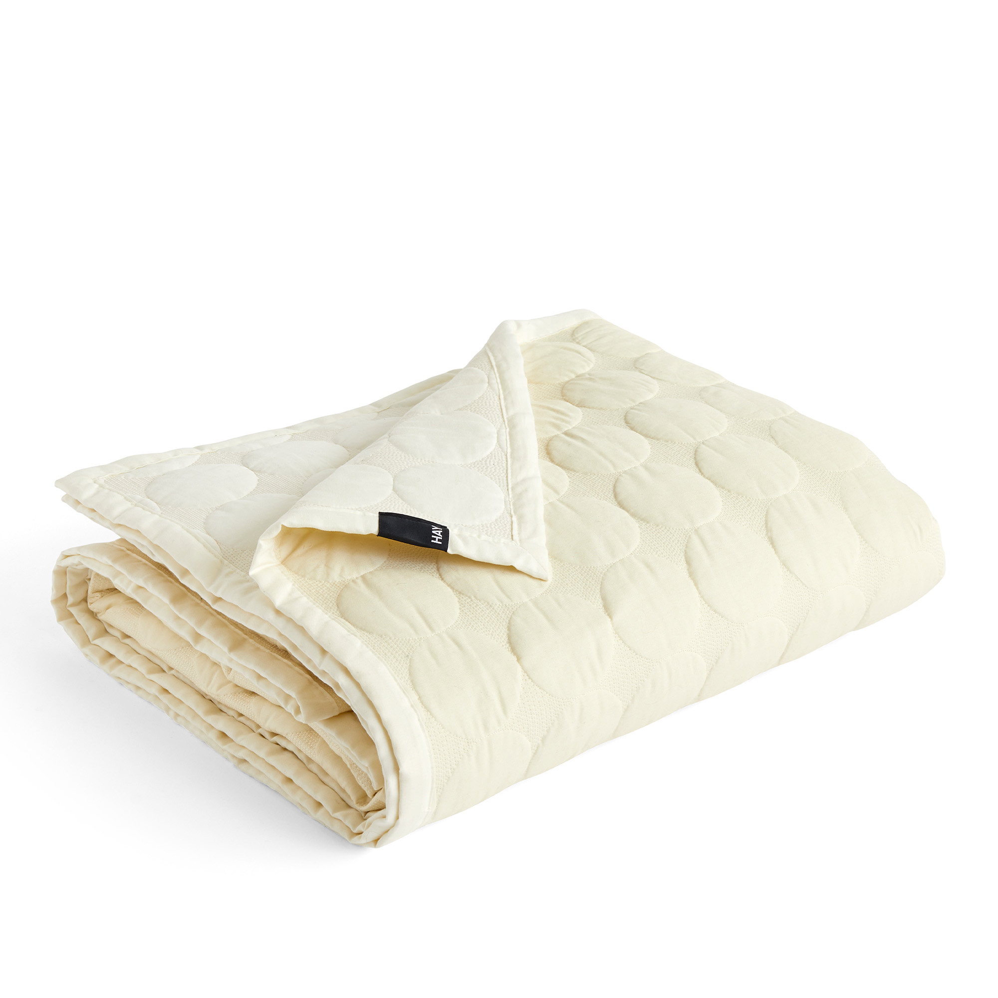 HAY - Mega Dot (Organic) W195 X L245 Ivory - Sängöverkast - Vit - Bomull/Textilmaterial | Textilier - Sovrumstextilier - Sängöverkast | Möbelexperten