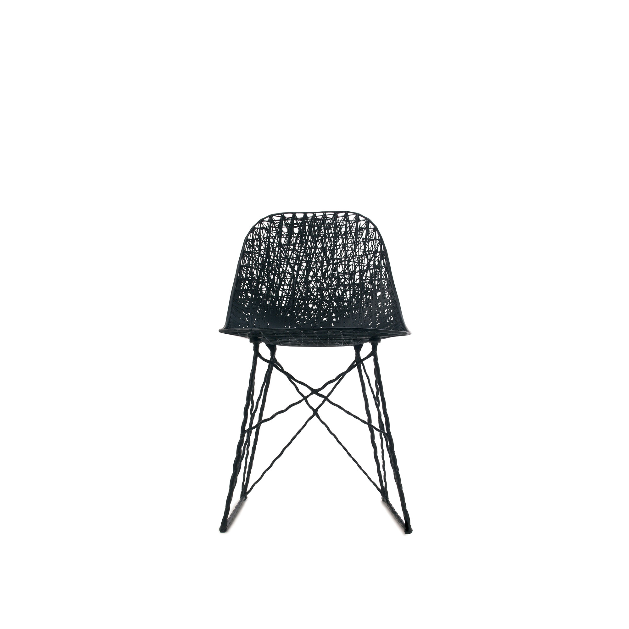 Moooi - Carbon Chair, Inkl. rygg- och sittdyna - Matstolar - Bertjan Pot - Svart - Syntetiskt