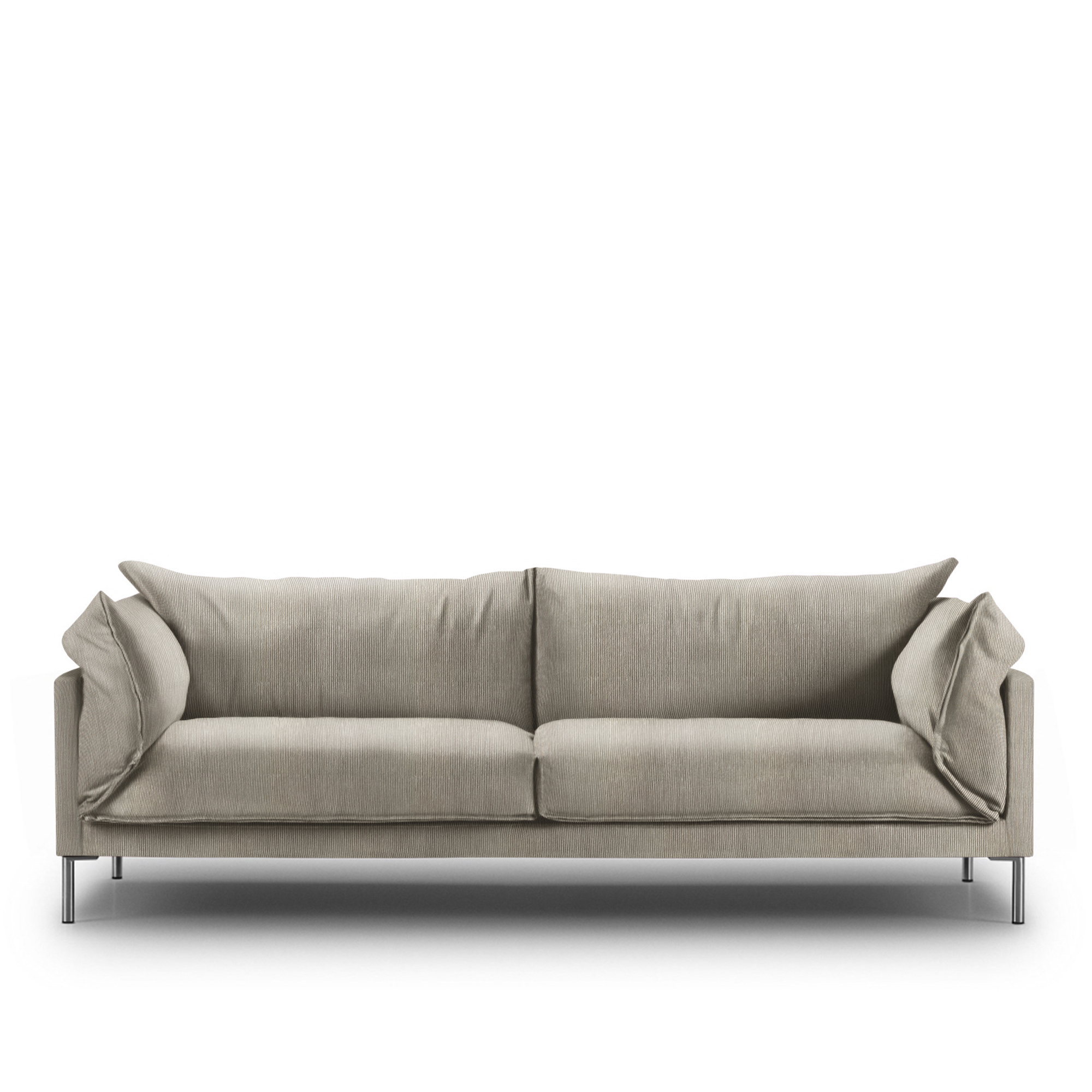 Eilersen - Butterfly 2-sits, Bredd: 240 cm, Tyg: Kat. 3  - Bakar - 27 - Soffor - Jens Juul Eilersen,Yuzuru Nishiyama - Grå