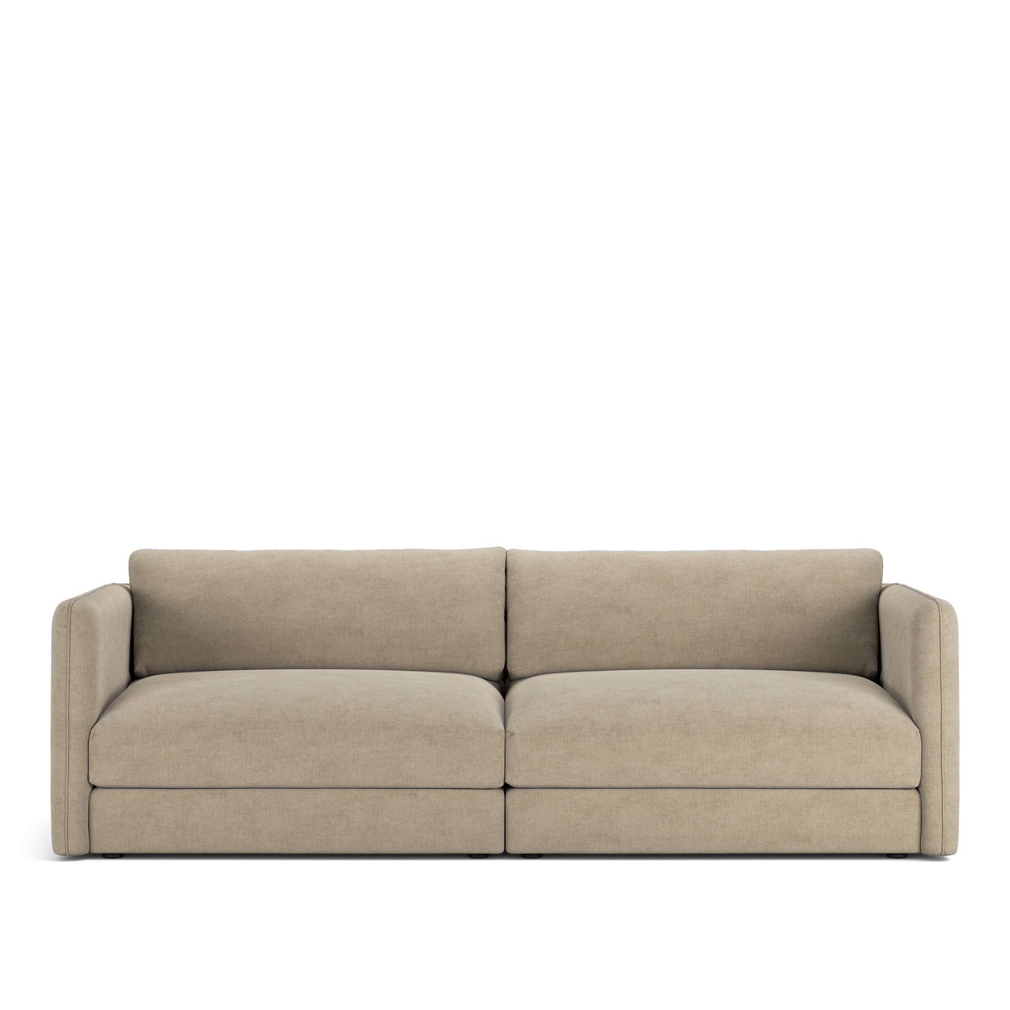 NOGA - Pavarotti 2.5-Seater, Removable Cover, Cushion Variant 03, Sienna Tonal 01 - Soffor - Vit