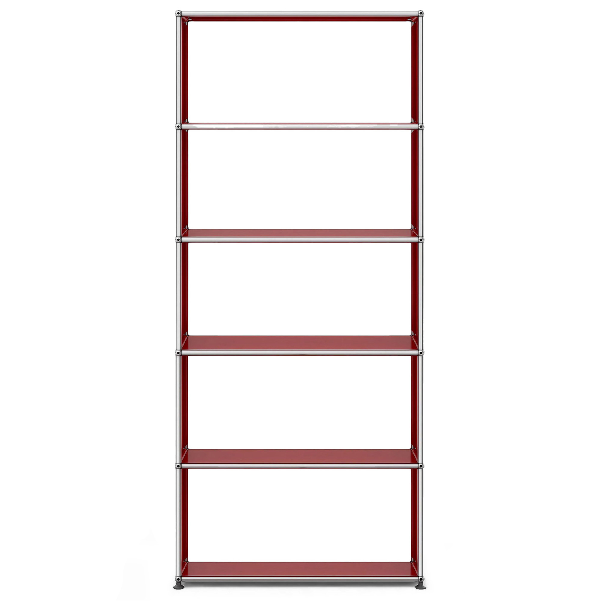 USM - USM Haller 108 Shelving USM Ruby Red - Hyllor & Hyllsystem - Fritz Haller & Paul Sch&auml;rer - R&ouml;d - Metall