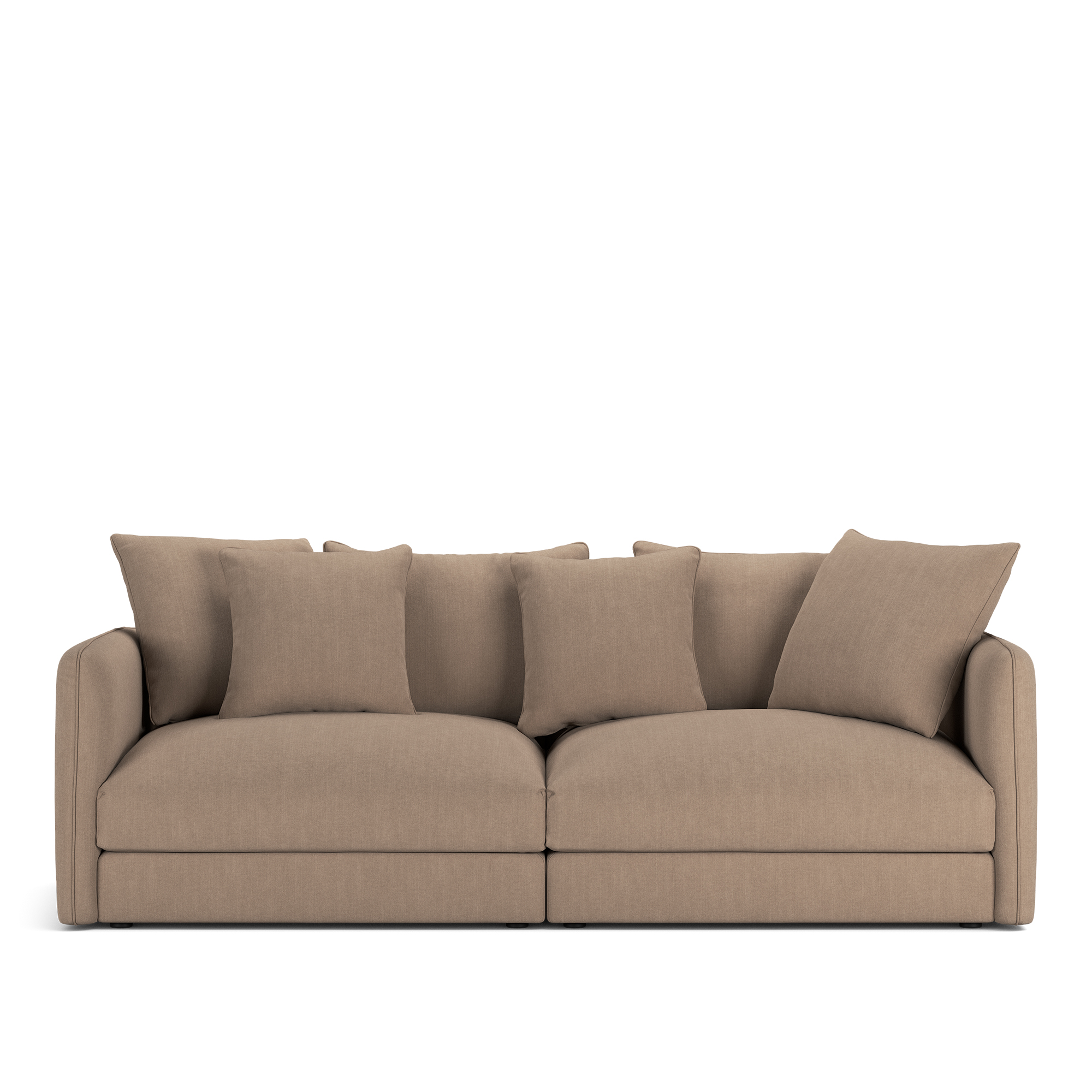 NOGA - Pavarotti 2,5-Seater Shadow Khaki Fixed Upholstery - Soffor