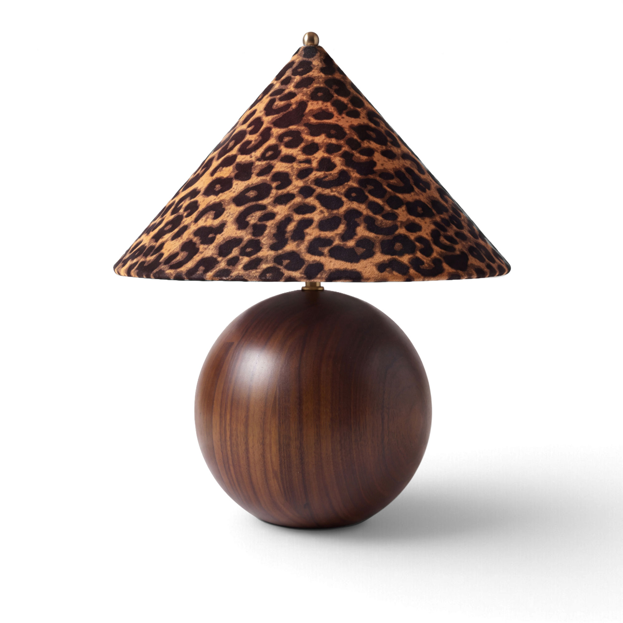 Dusty Deco - Sphere bordslampa leopard - Bordslampor - Brun - Tr&auml;
