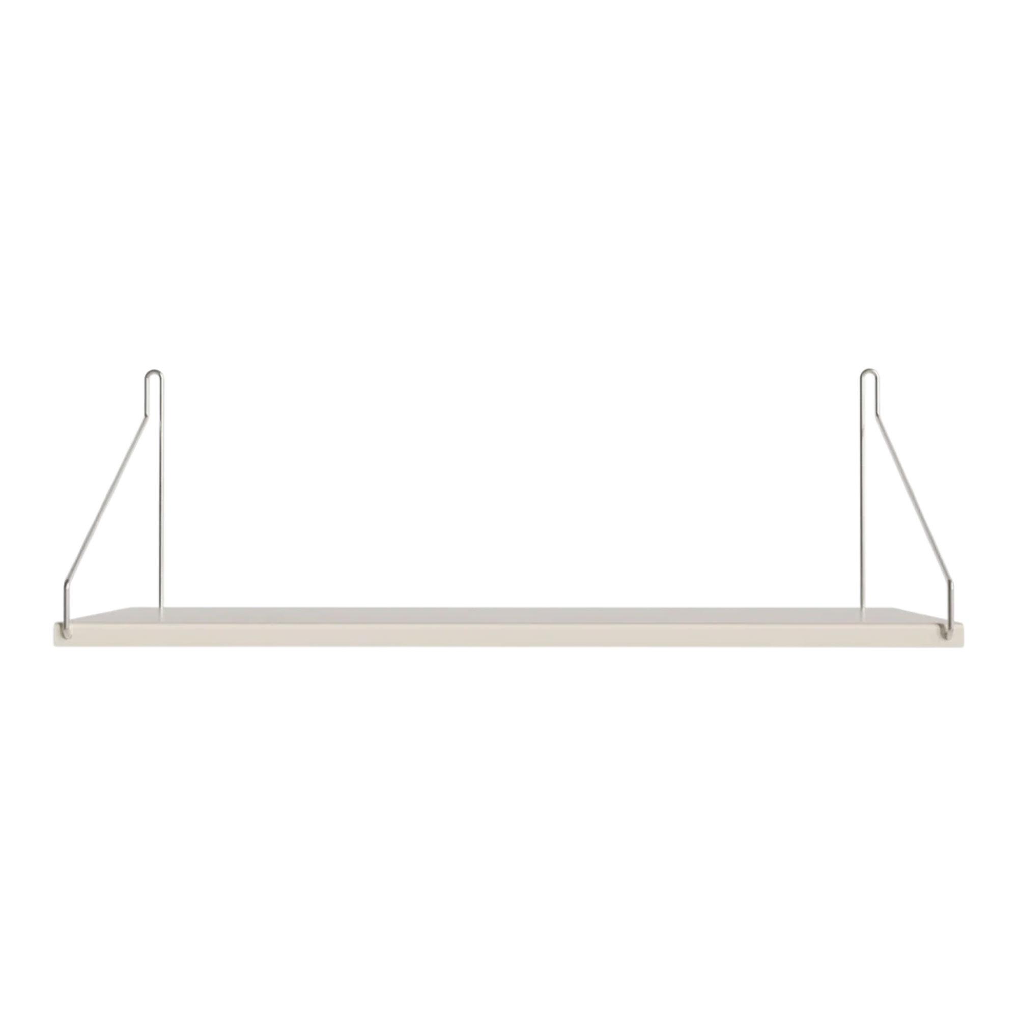 Frama - Single Shelf vägghylla Warm White Steel D20 W60 - Kim Richardt - Vit - Metall |  | Möbelexperten