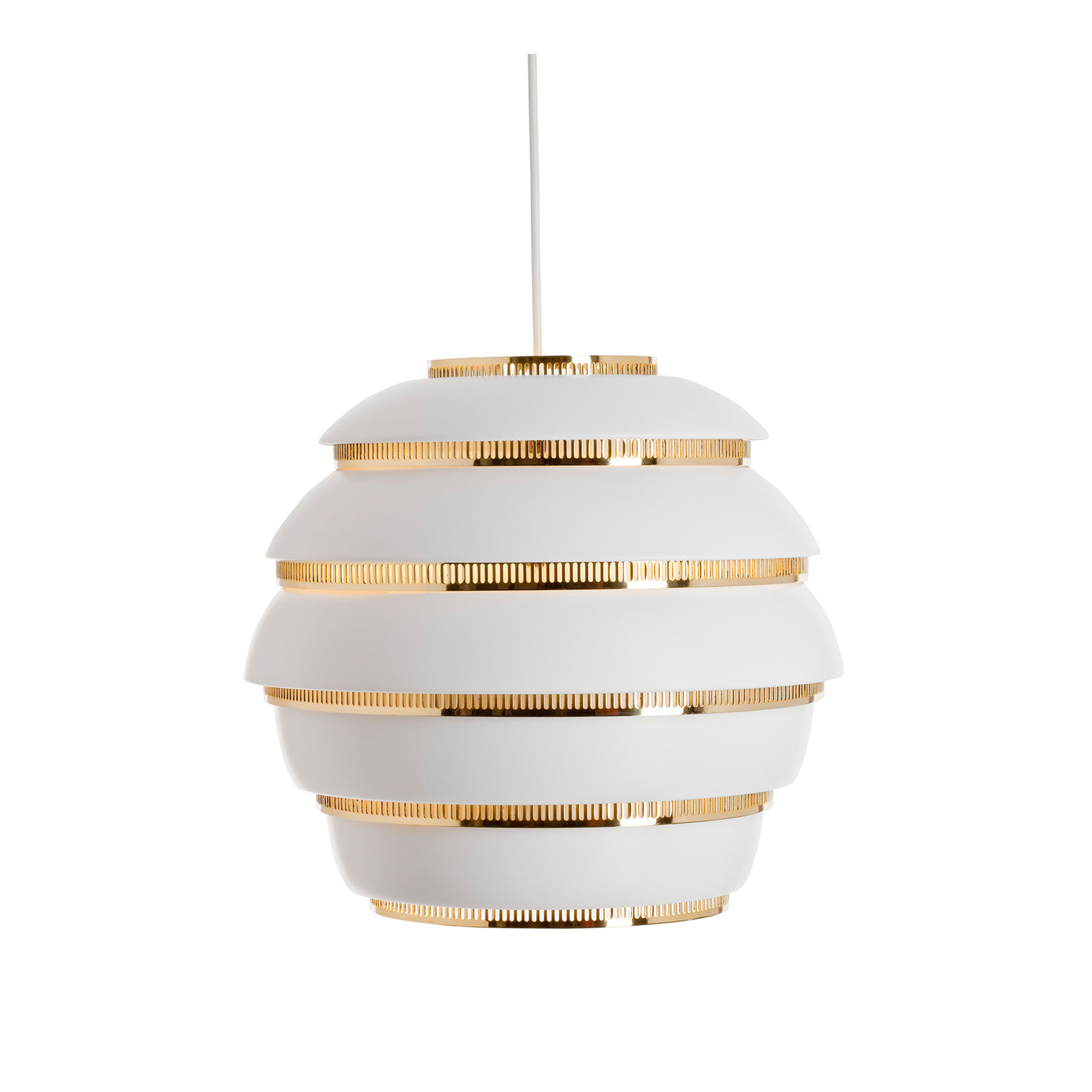 Artek - Beehive A331, Mässing - Pendellampor - Alvar Aalto - Guld | Belysning - Taklampor - Pendellampor | Möbelexperten